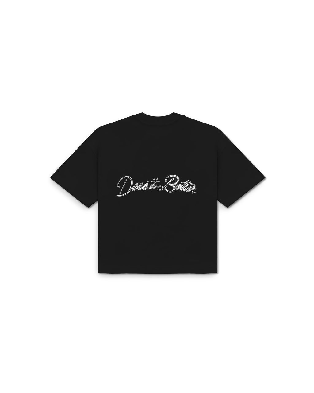 Does it Better Cropped Tee (Black)