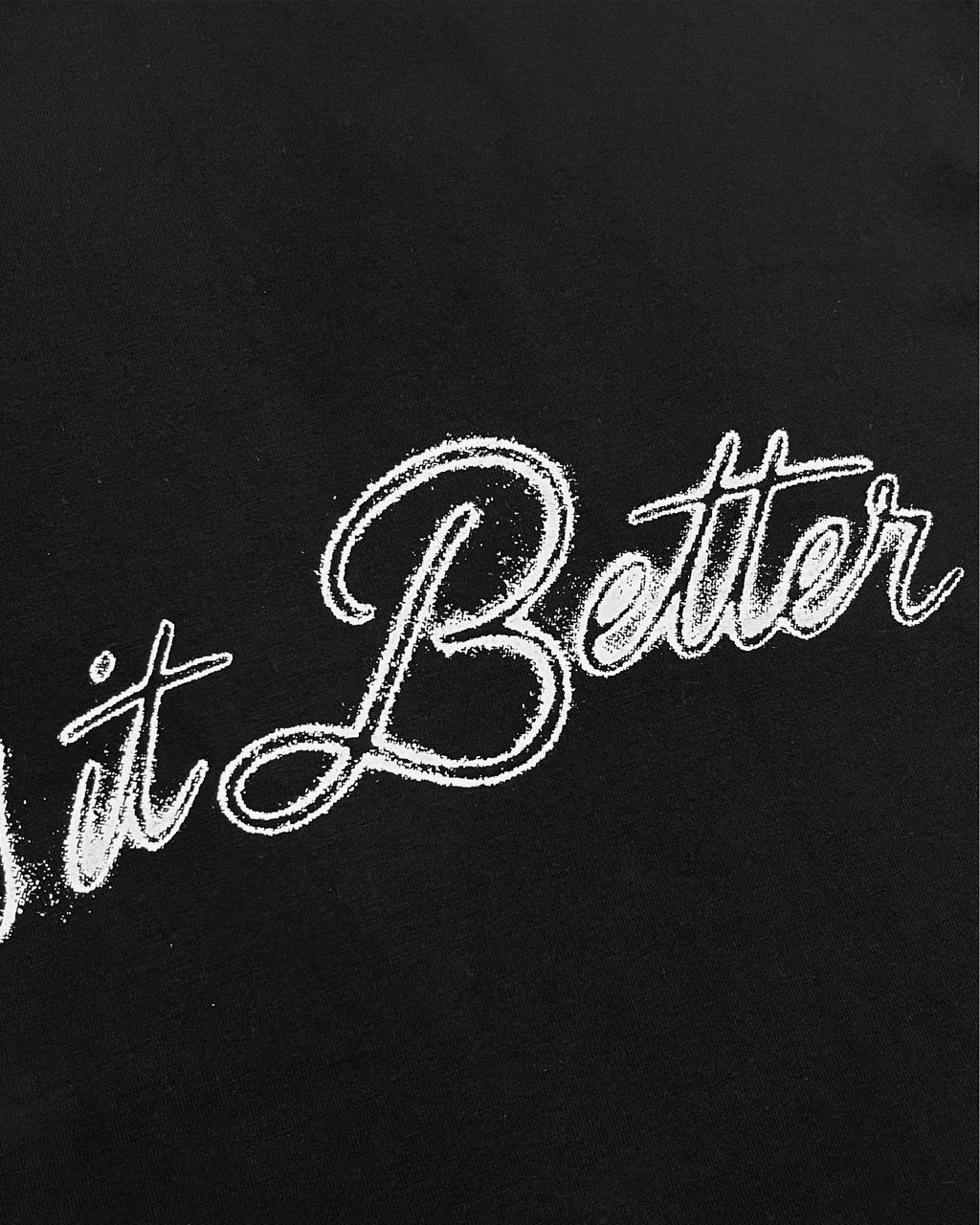 Does it Better Cropped Tee (Black)