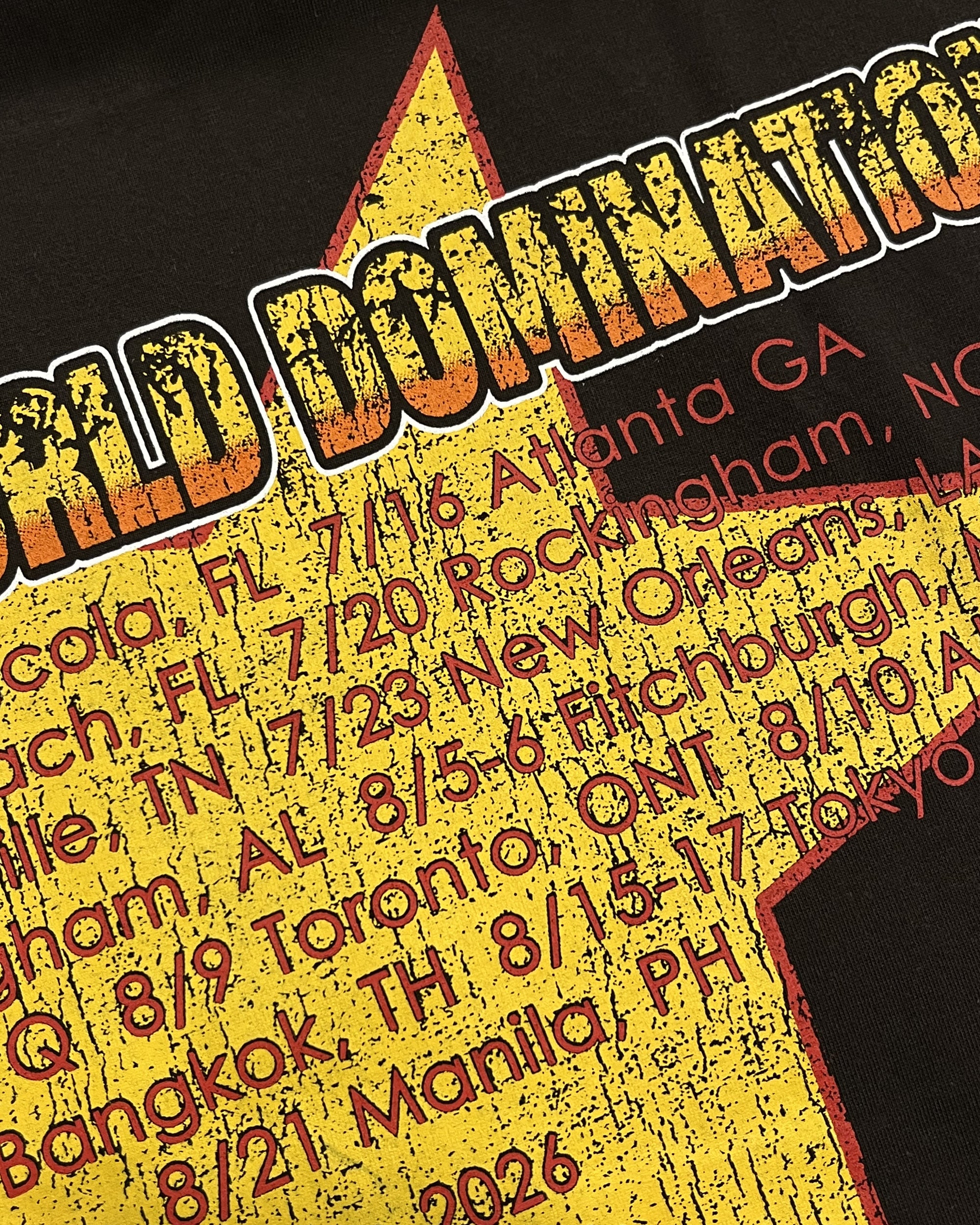 World Domination Cut Sleeve Top (Brown)