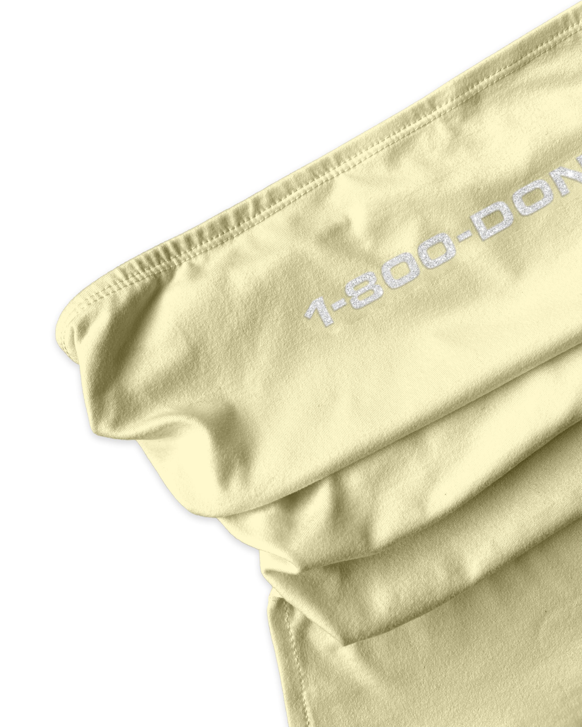 Don't Stare Pleated Tube Top (Lemon Yellow)