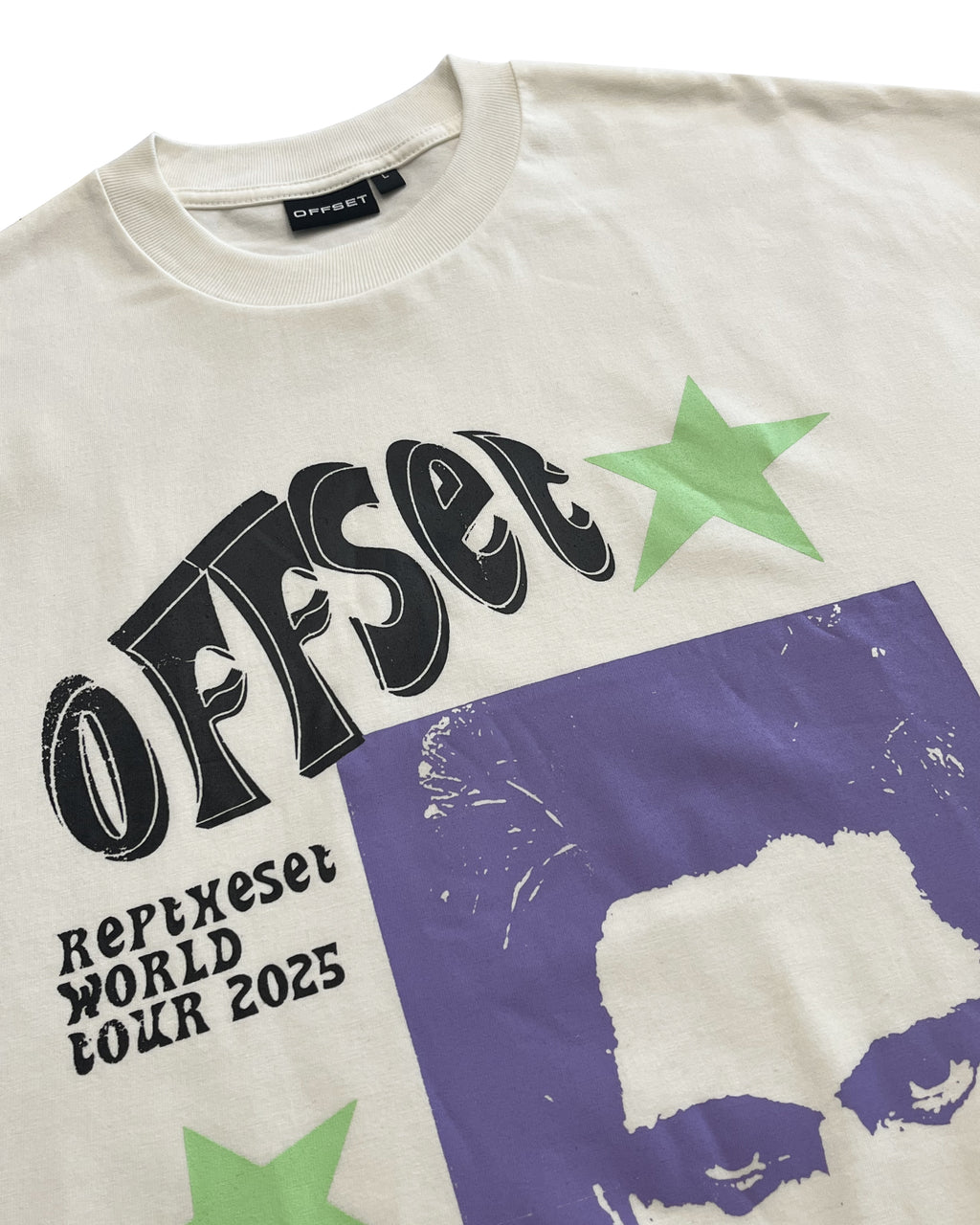 Fight Club Cropped Tee (Off White)