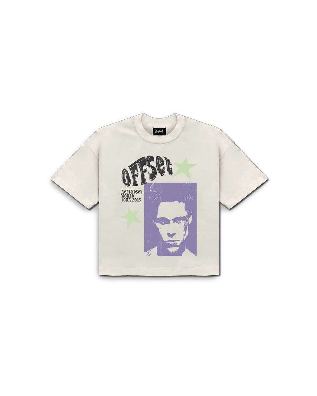 Fight Club Cropped Tee (Off White)