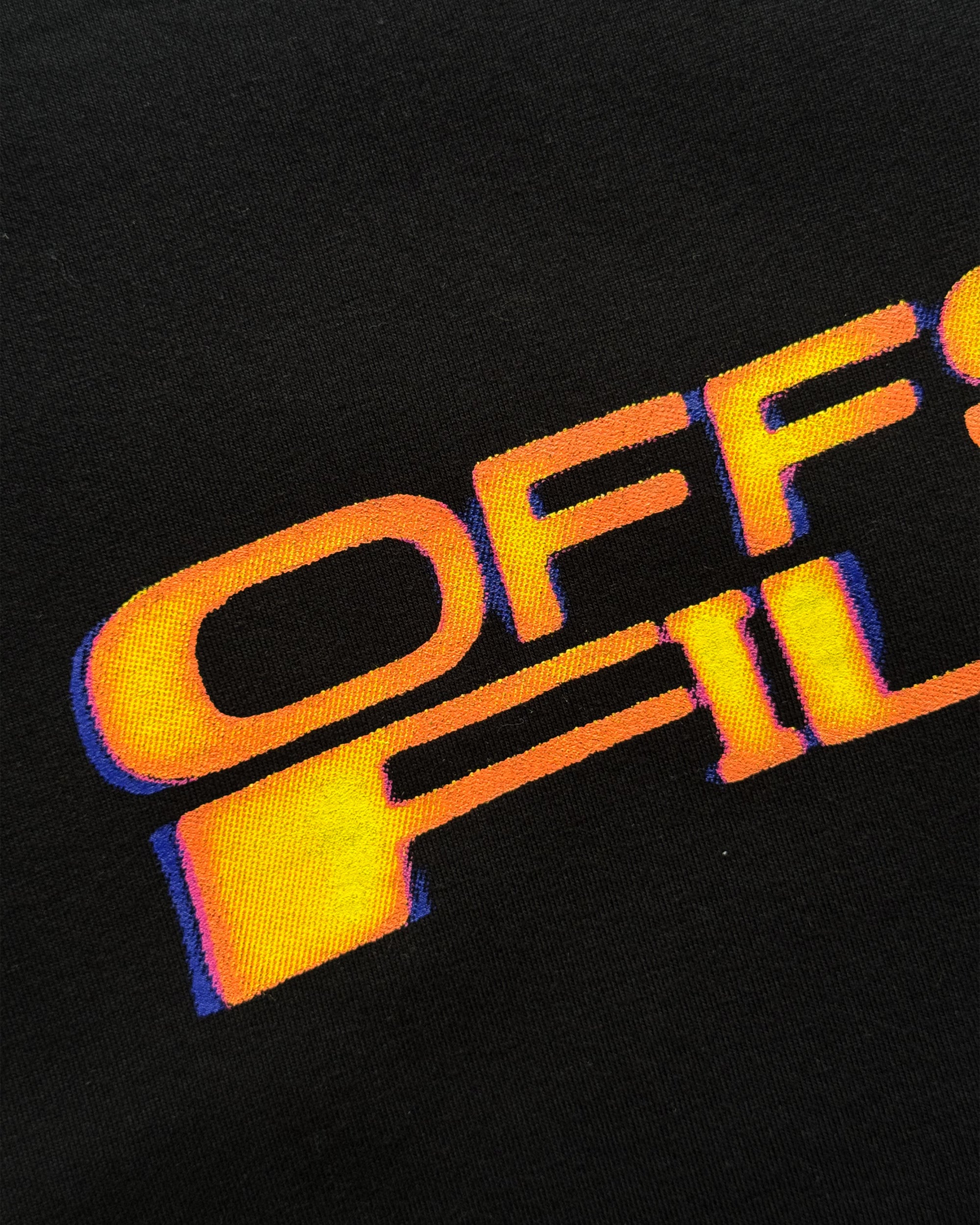 Films Cropped Reverse Stitch Tee (Black)