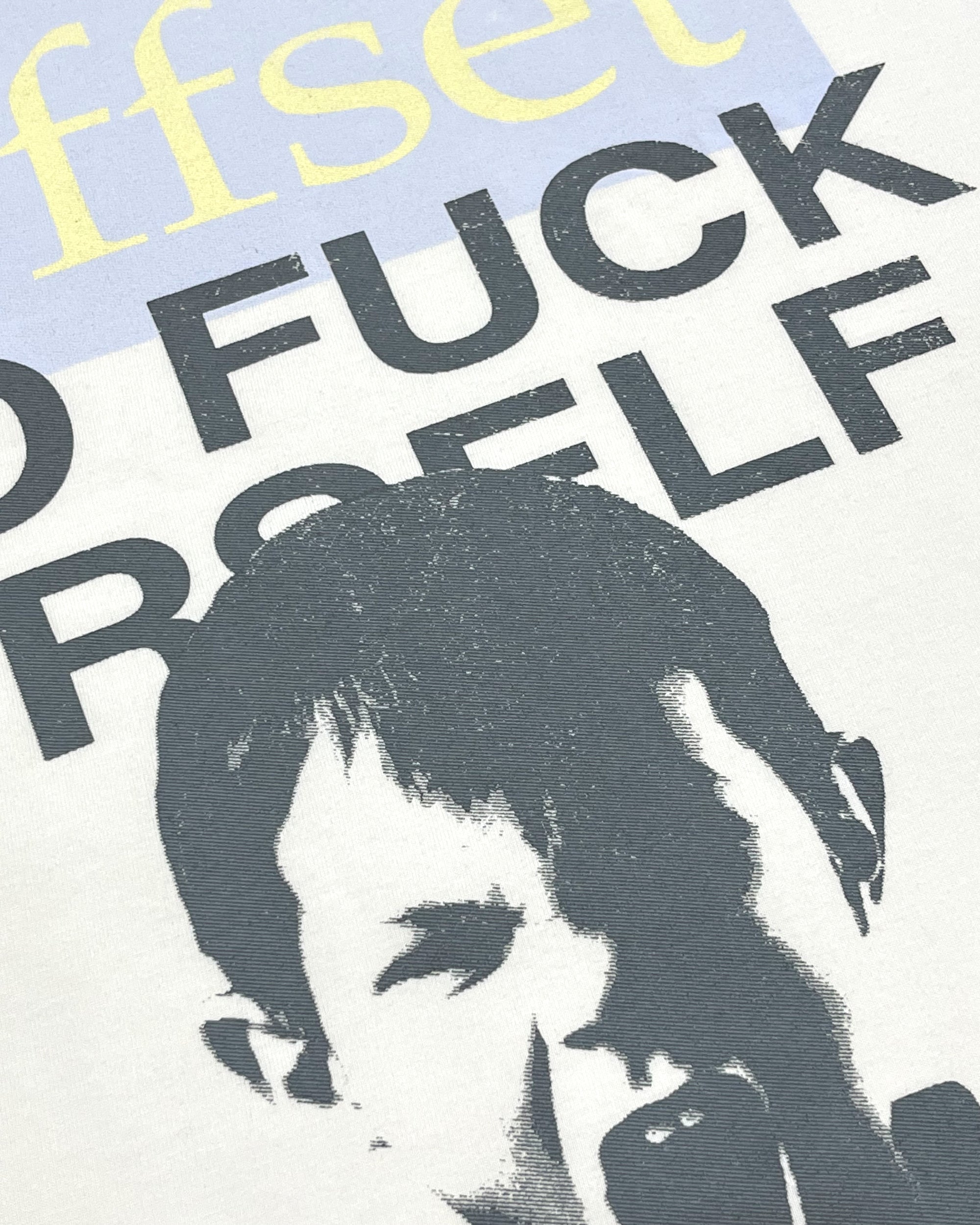 GOFUCKURSELF Cropped Reverse Tee (Off White)