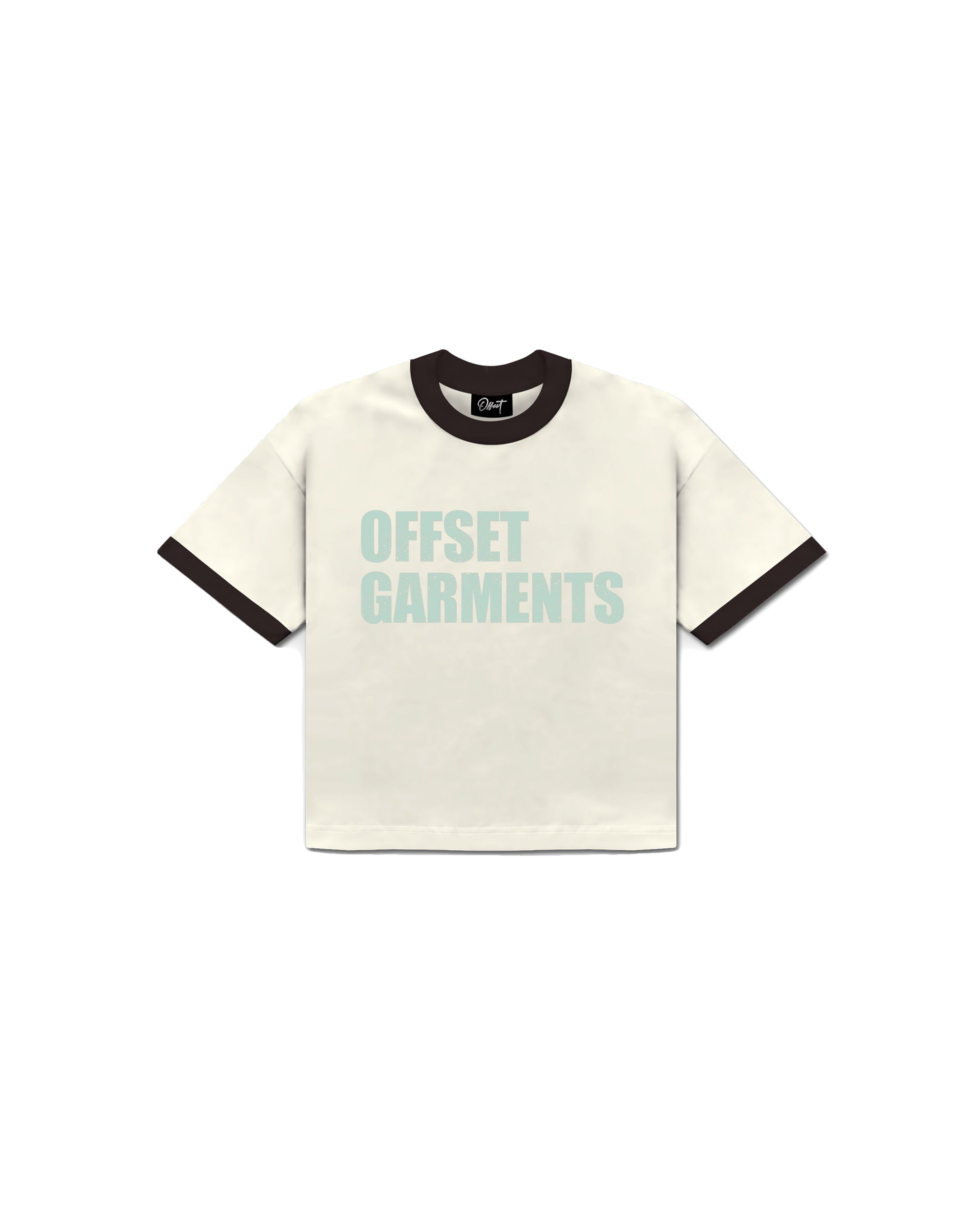 Garments Cropped Ringer (Brown)