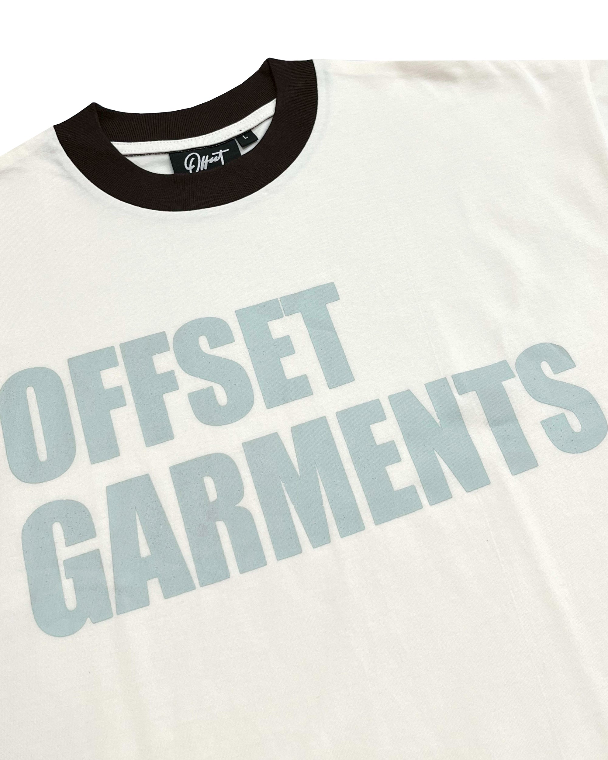 Garments Cropped Ringer (Brown)