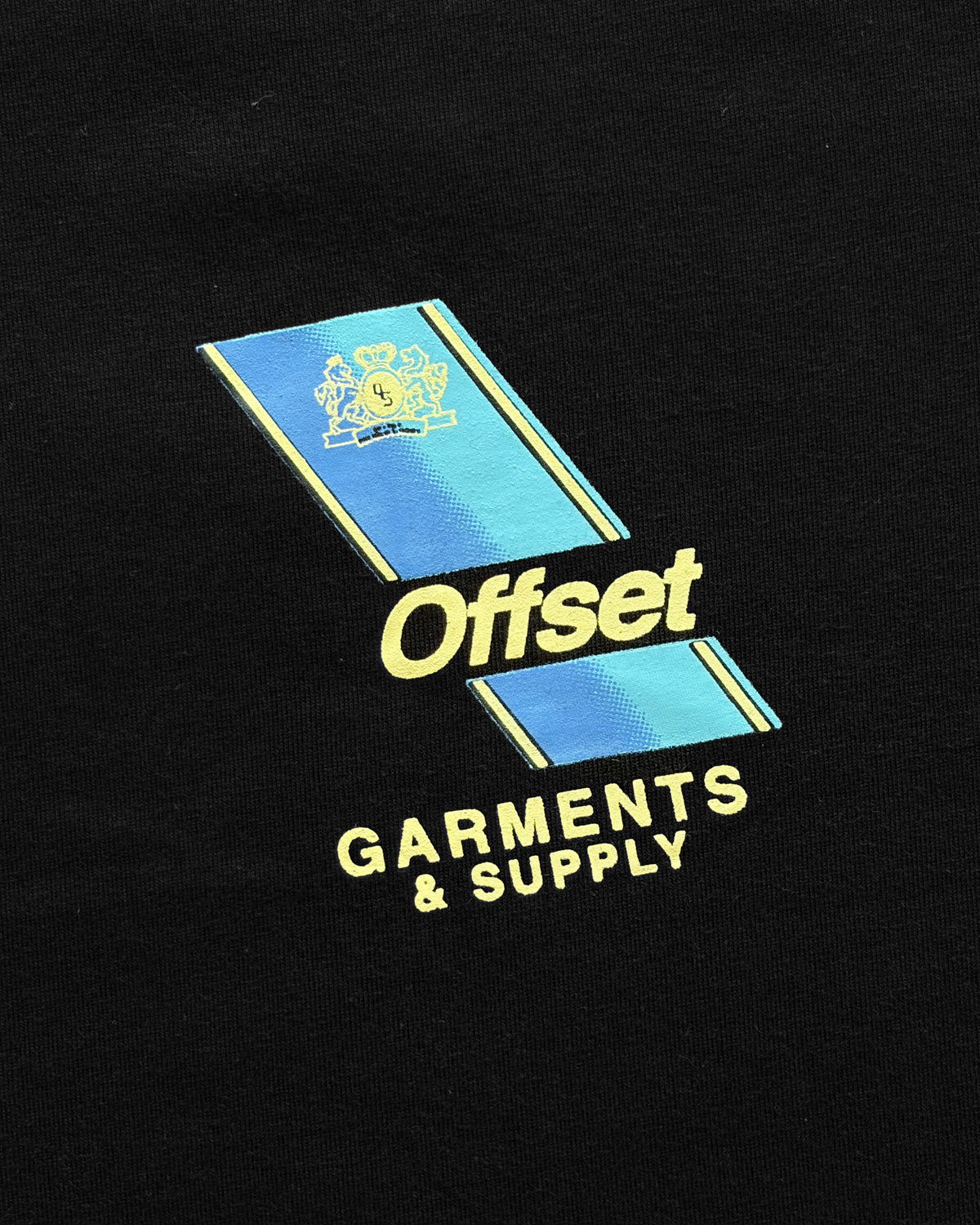 Garments & Supply Cropped Tee (Black)