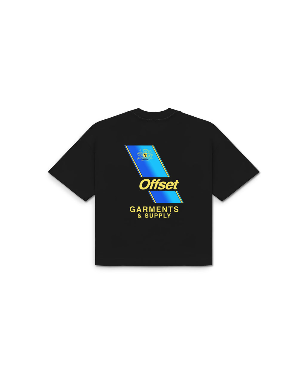 Garments & Supply Cropped Tee (Black)