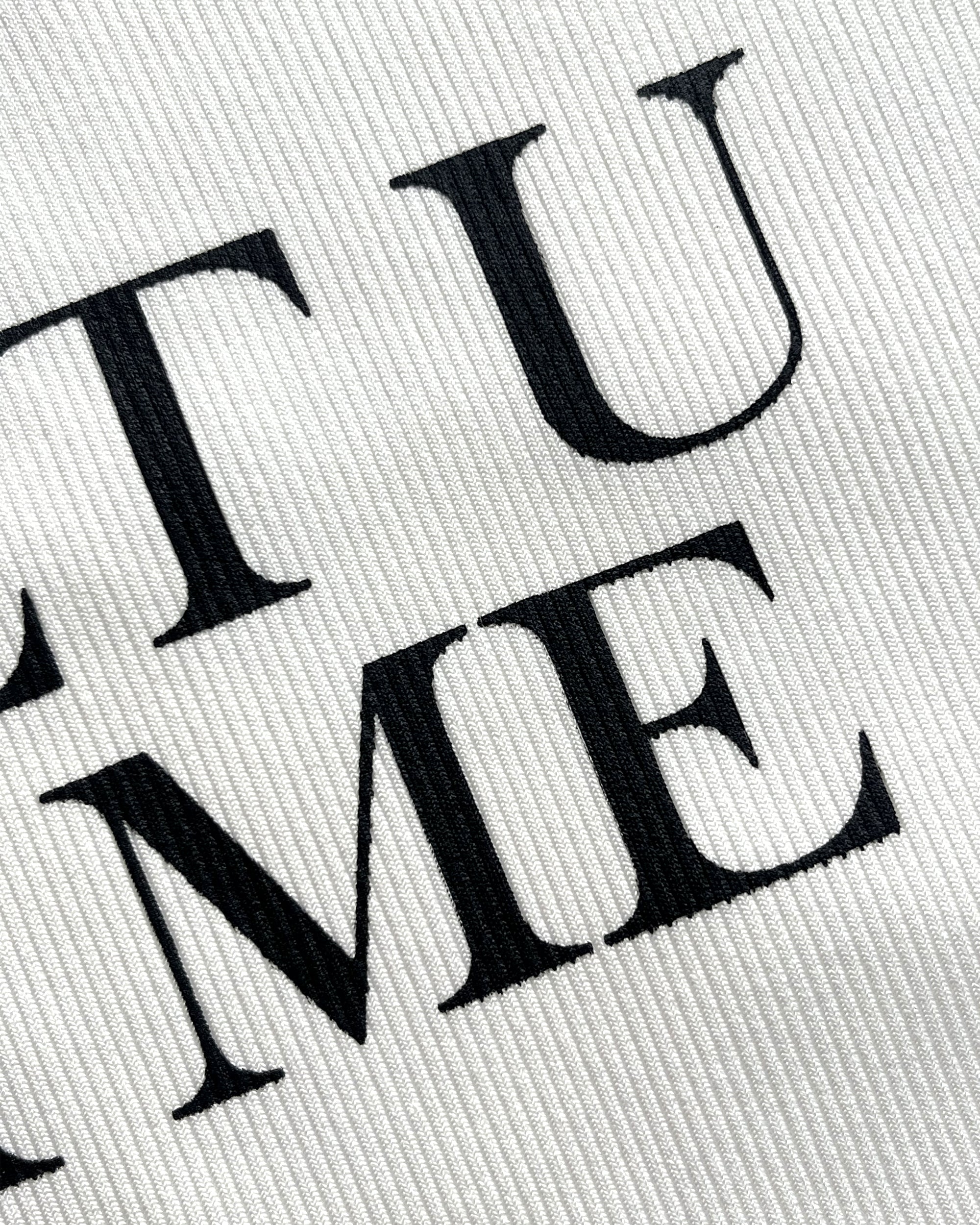 Get U A Me Cropped Tank Top (White)