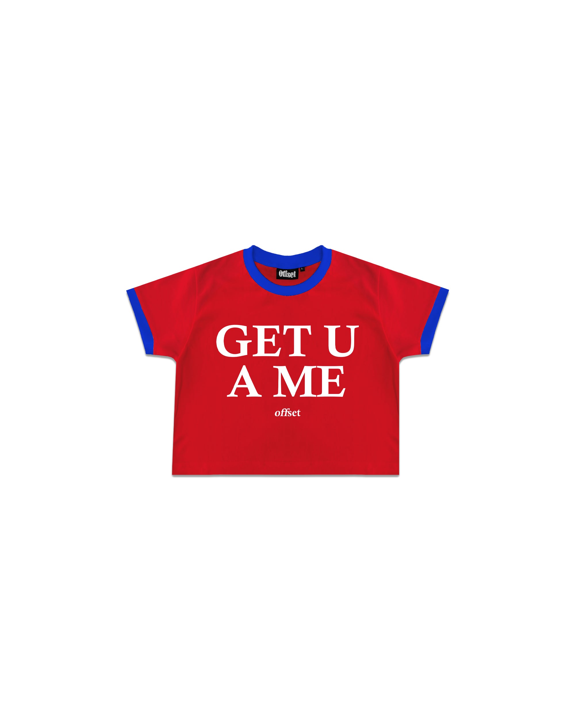 Get U A Me Raglan Baby Tee (Red)