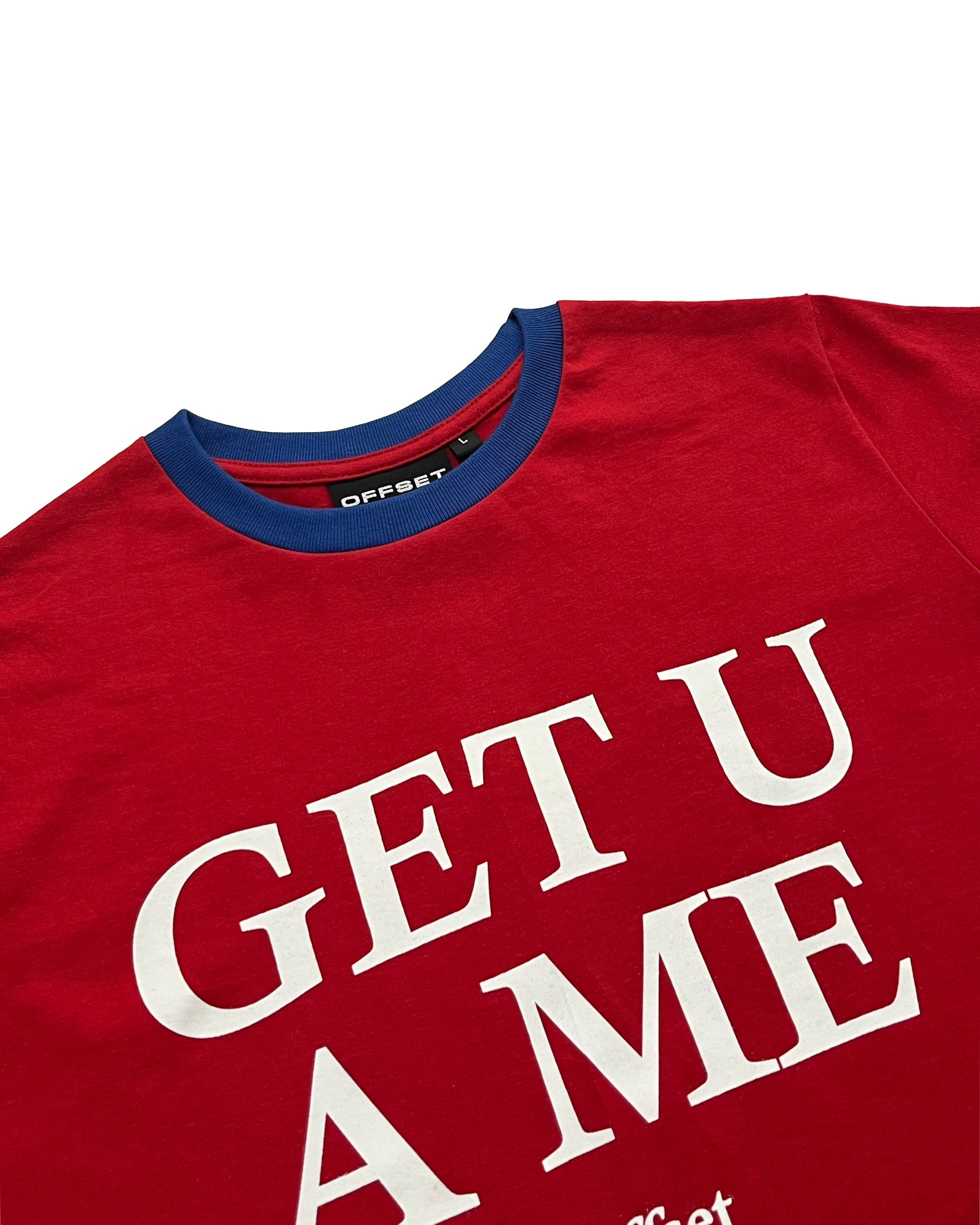 Get U A Me Raglan Baby Tee (Red)