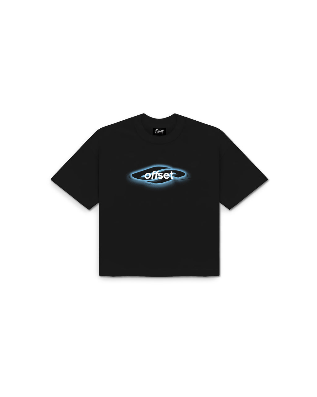 Glow Cropped Tee (Black)