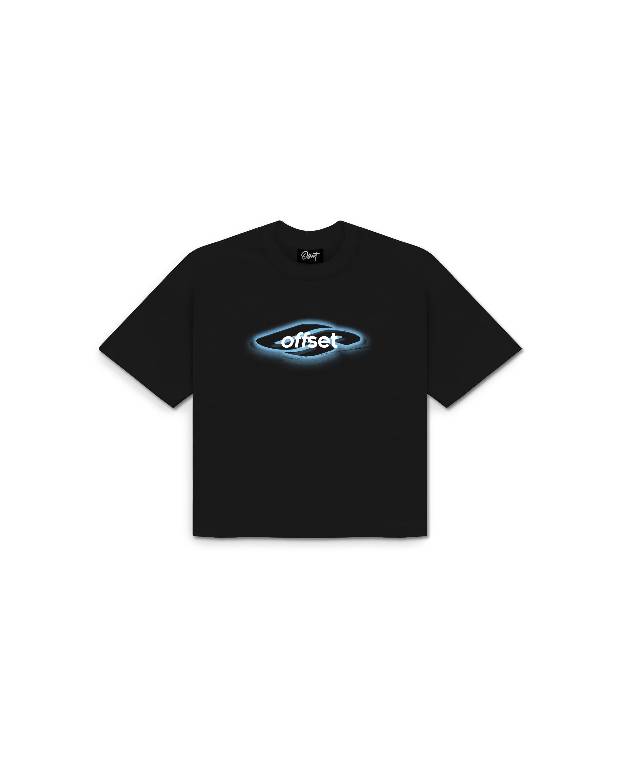 Glow Cropped Tee (Black)