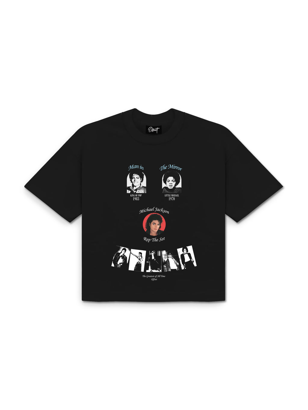 GOAT Cropped Tee (Black)