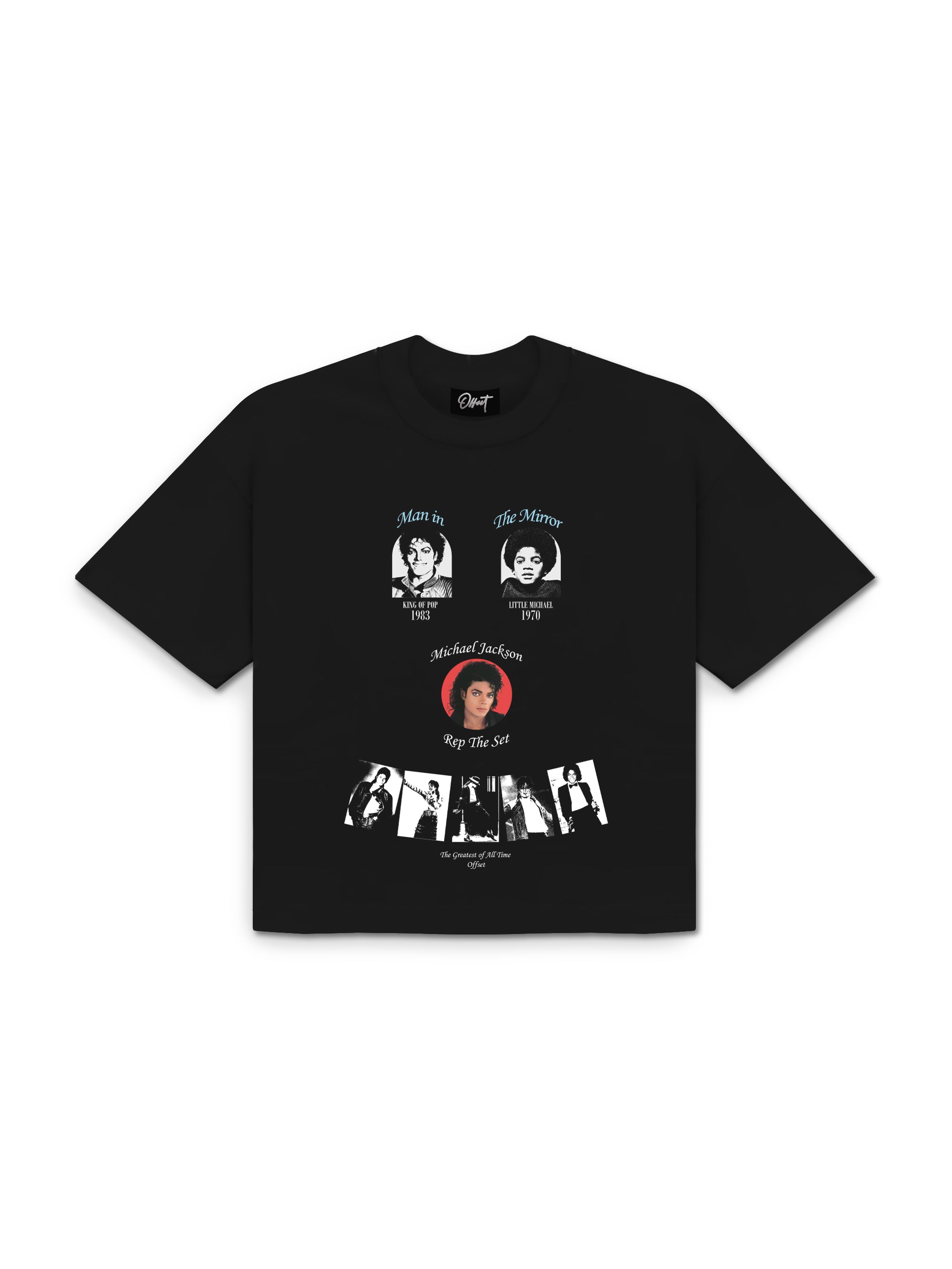 GOAT Cropped Tee (Black)