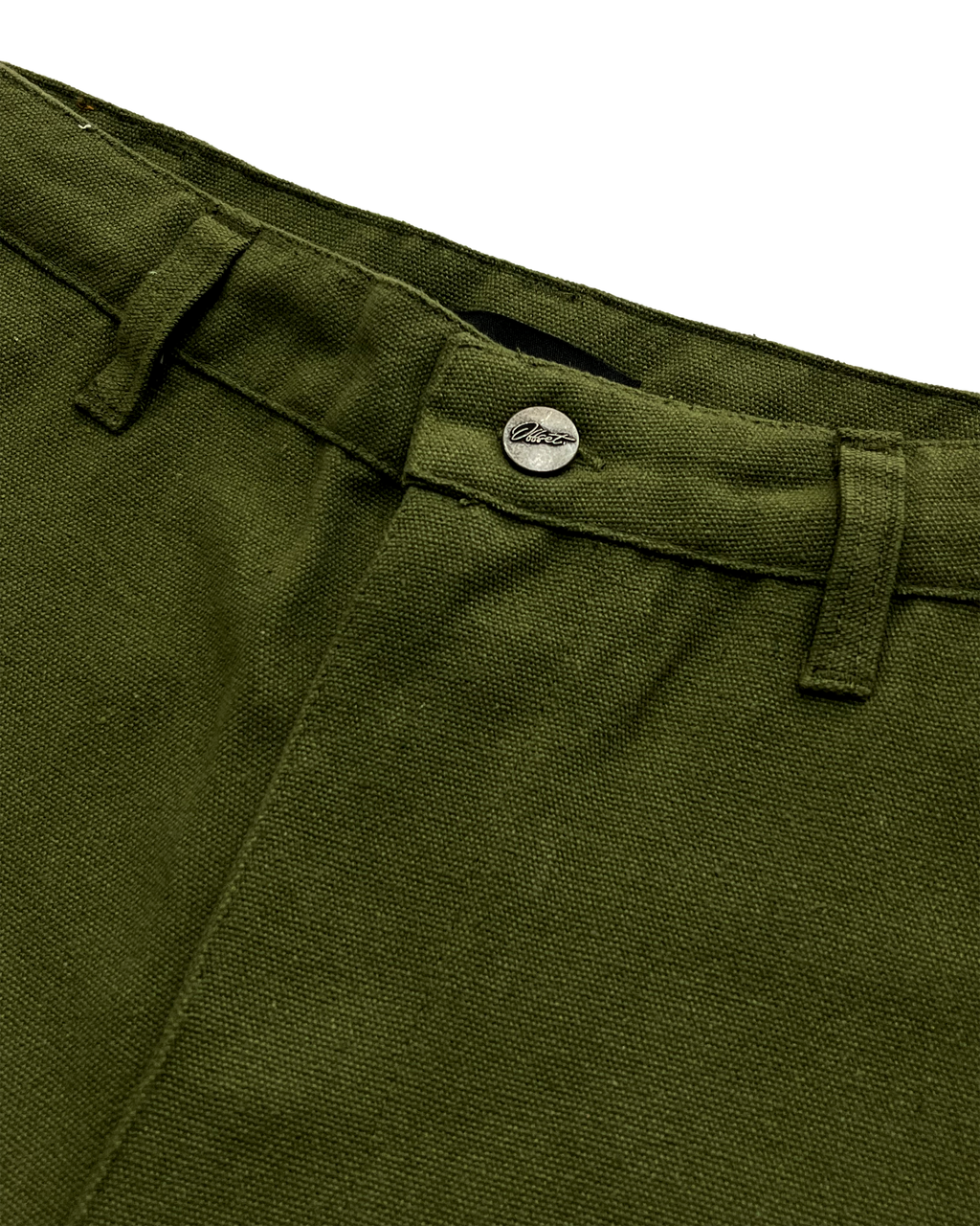 Double Knee Carpenter Canvas Pants (Green)