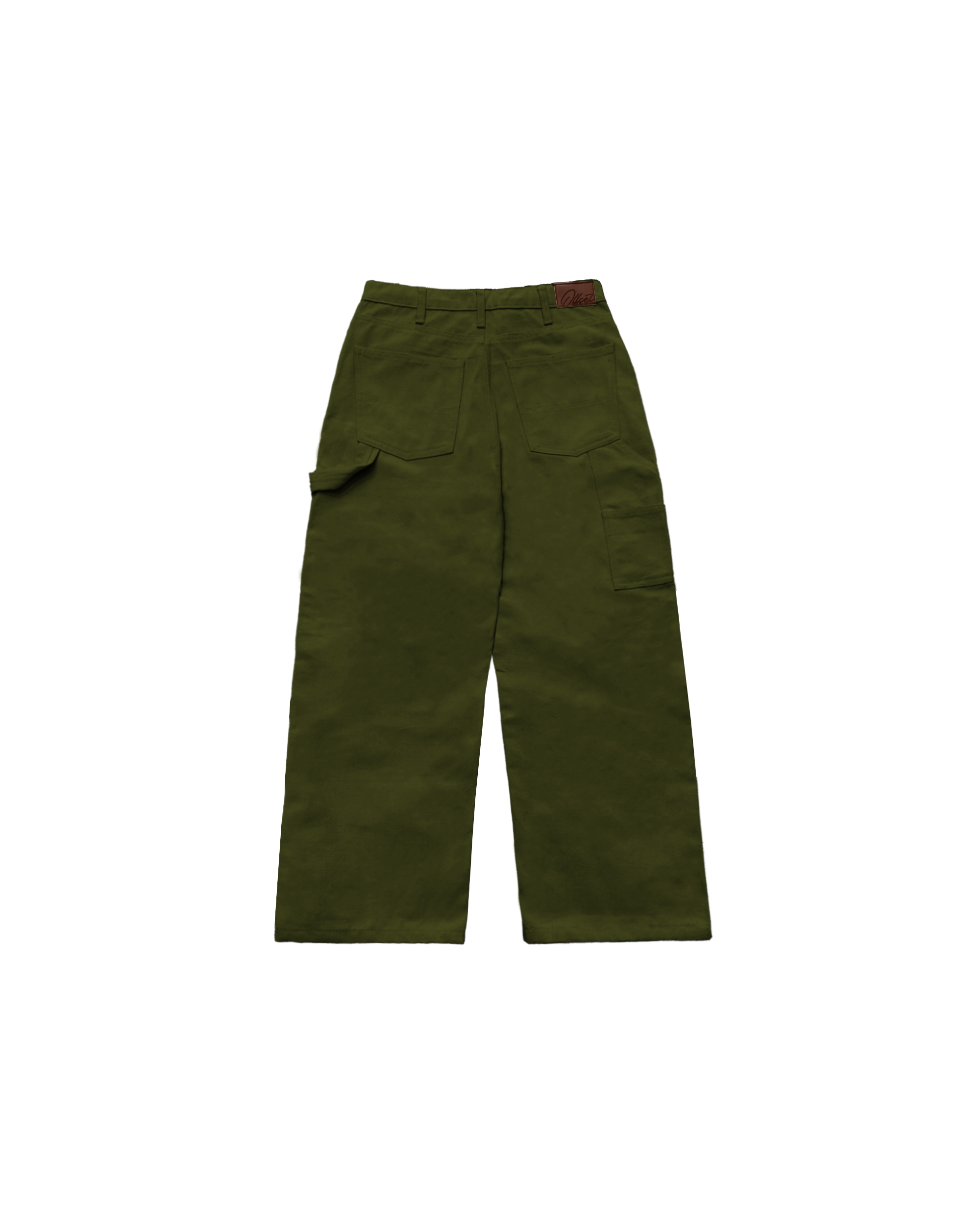 Double Knee Carpenter Canvas Pants (Green)