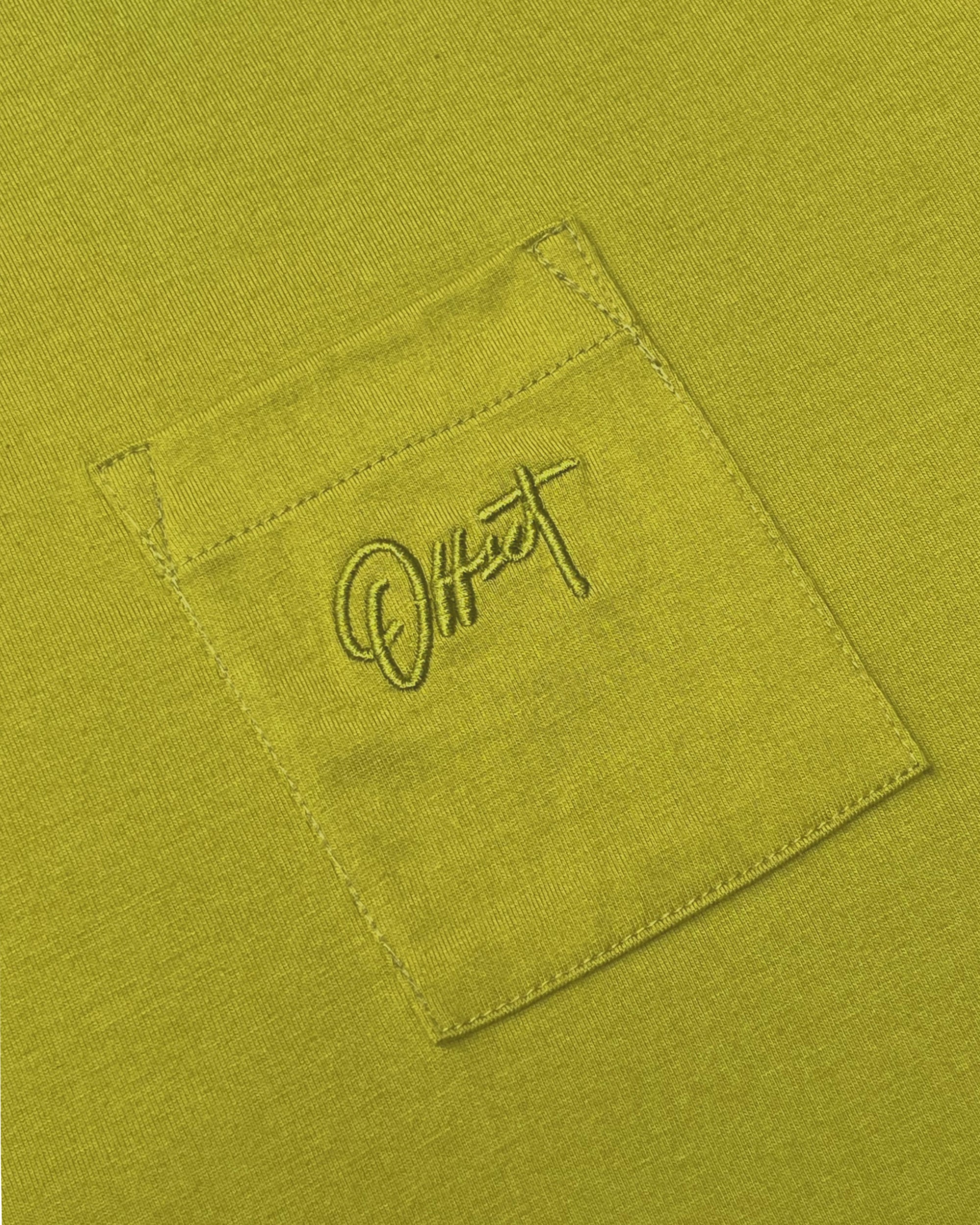 Basic Cropped Pocket Tee S/S (Light Aloe)