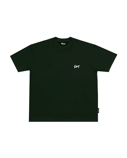 Signature V2 Embroidered Tee S/S (Weed Green)