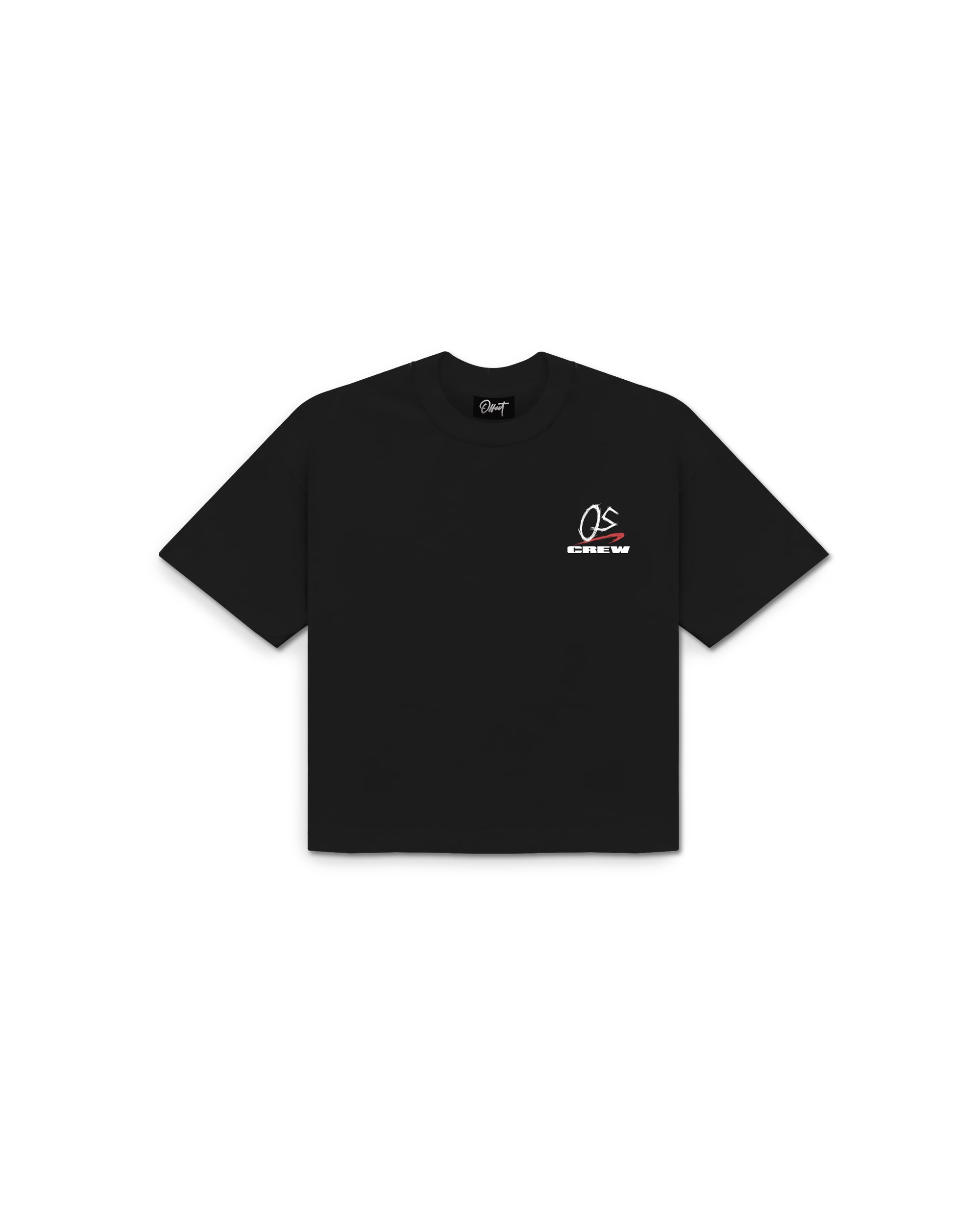 H-Crew Cropped Tee (Black)
