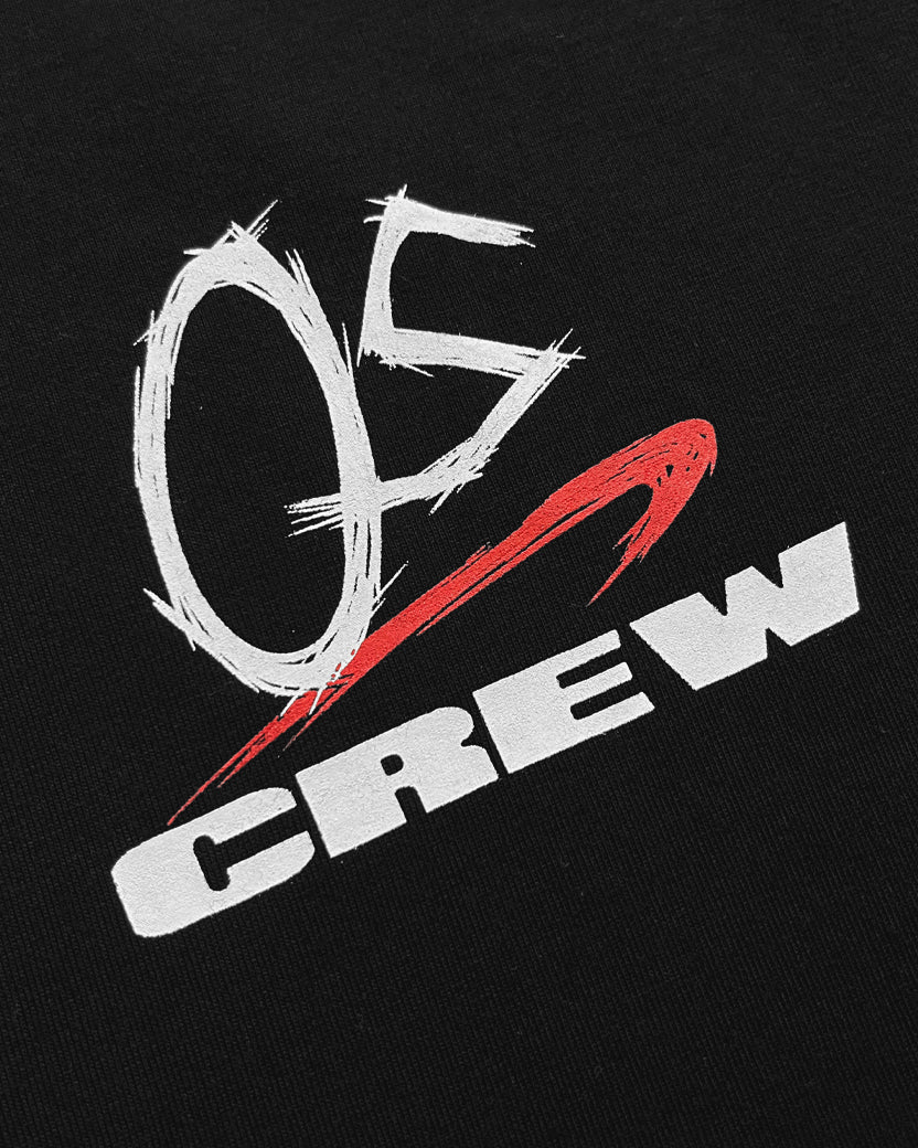 H-Crew Cropped Tee (Black)