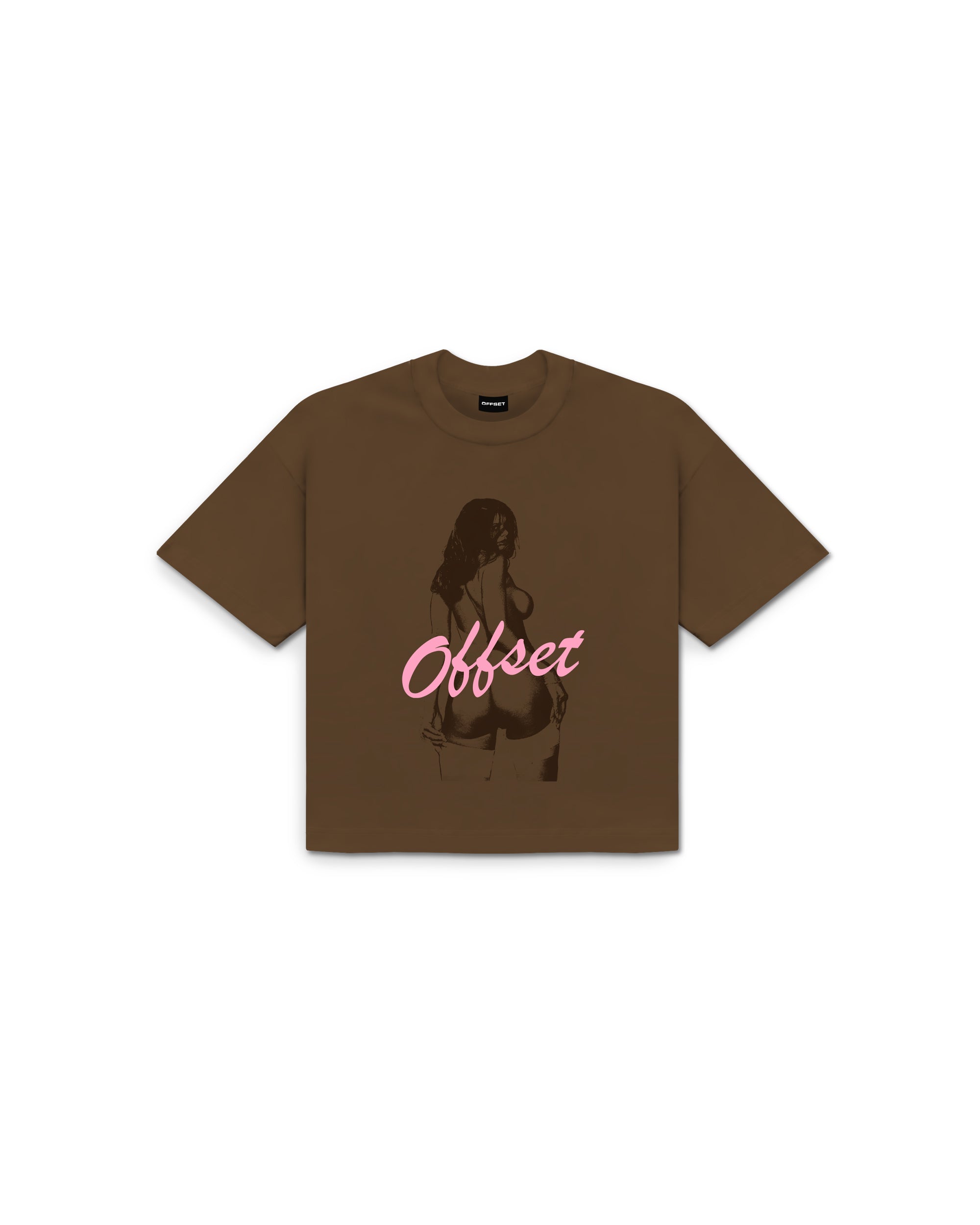 Hot Model Cropped Tee (Brown Dough)