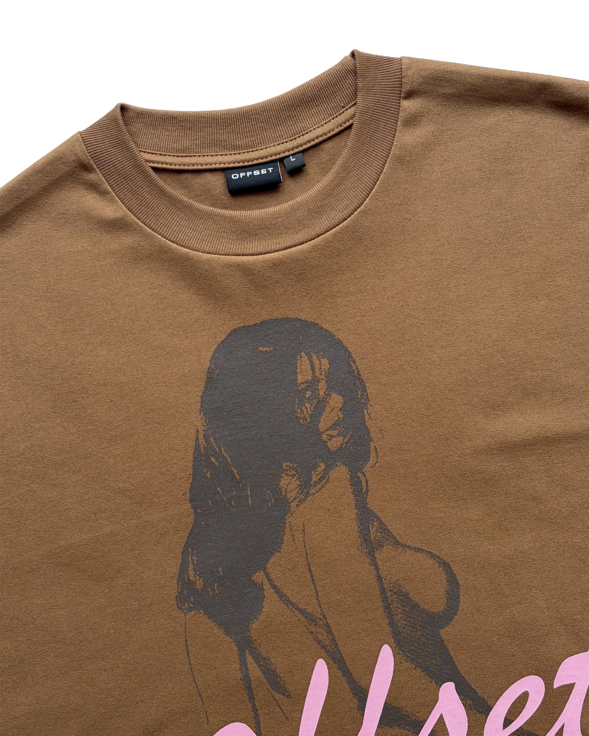 Hot Model Cropped Tee (Brown Dough)