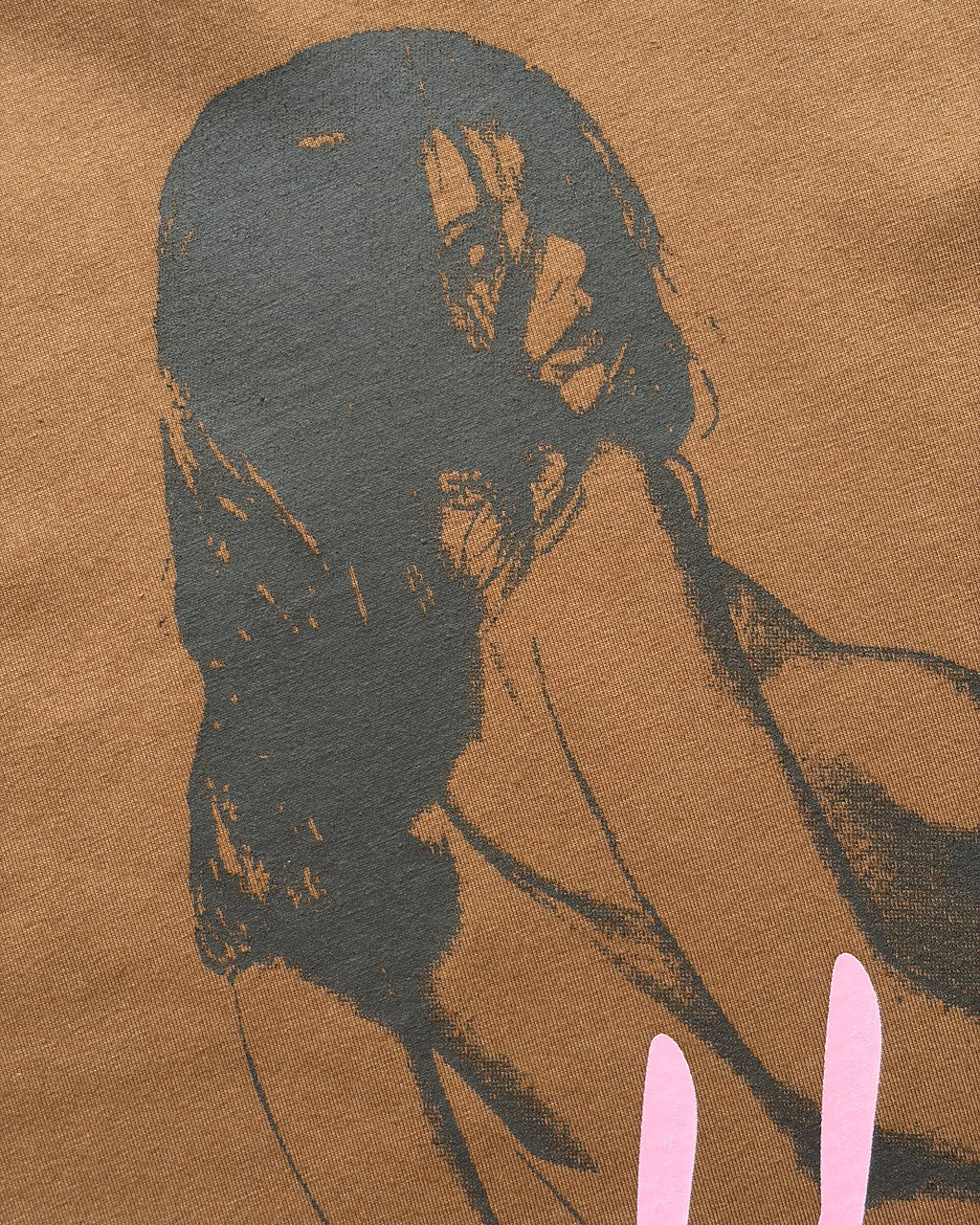 Hot Model Cropped Tee (Brown Dough)