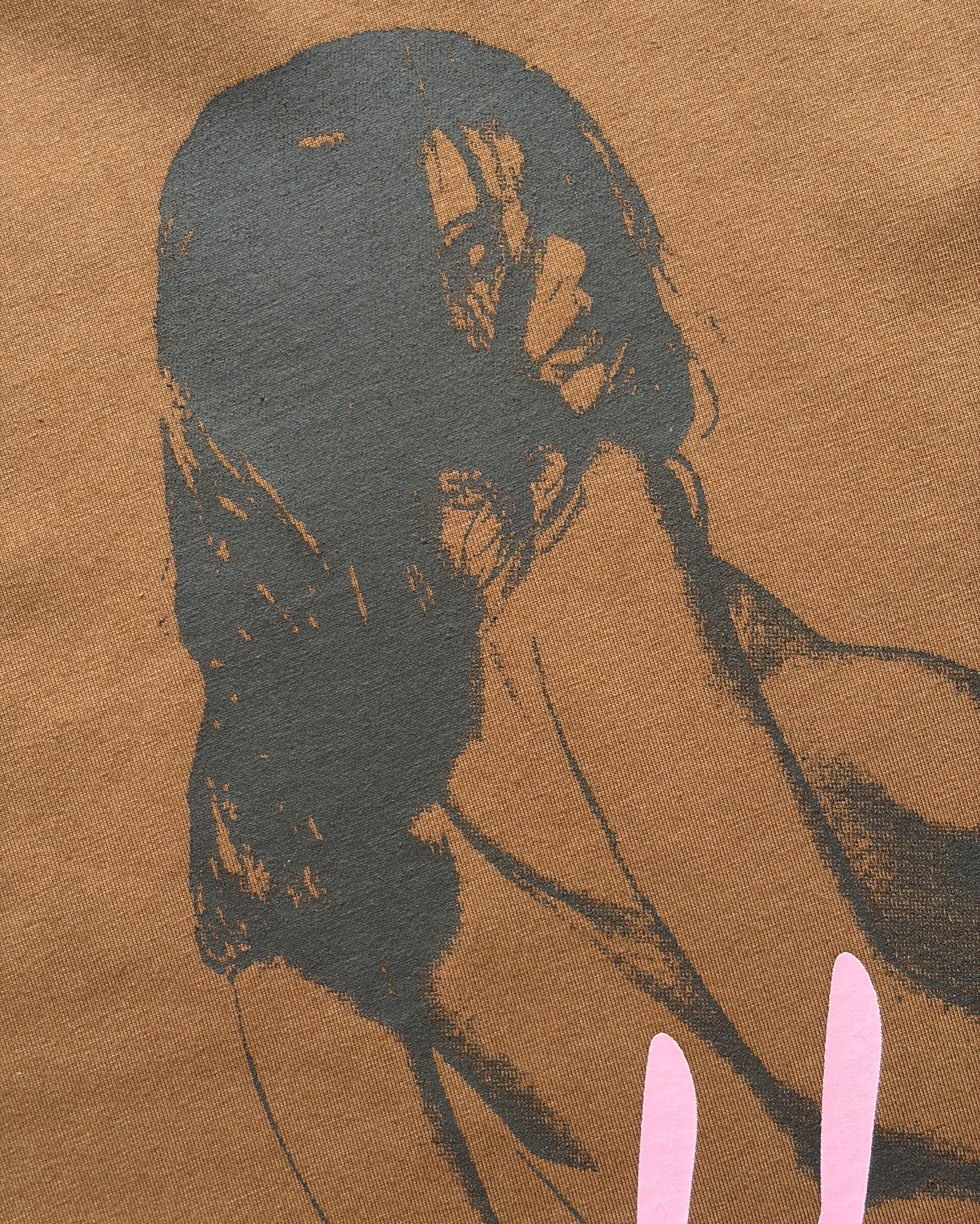 Hot Model Cropped Tee (Brown Dough)