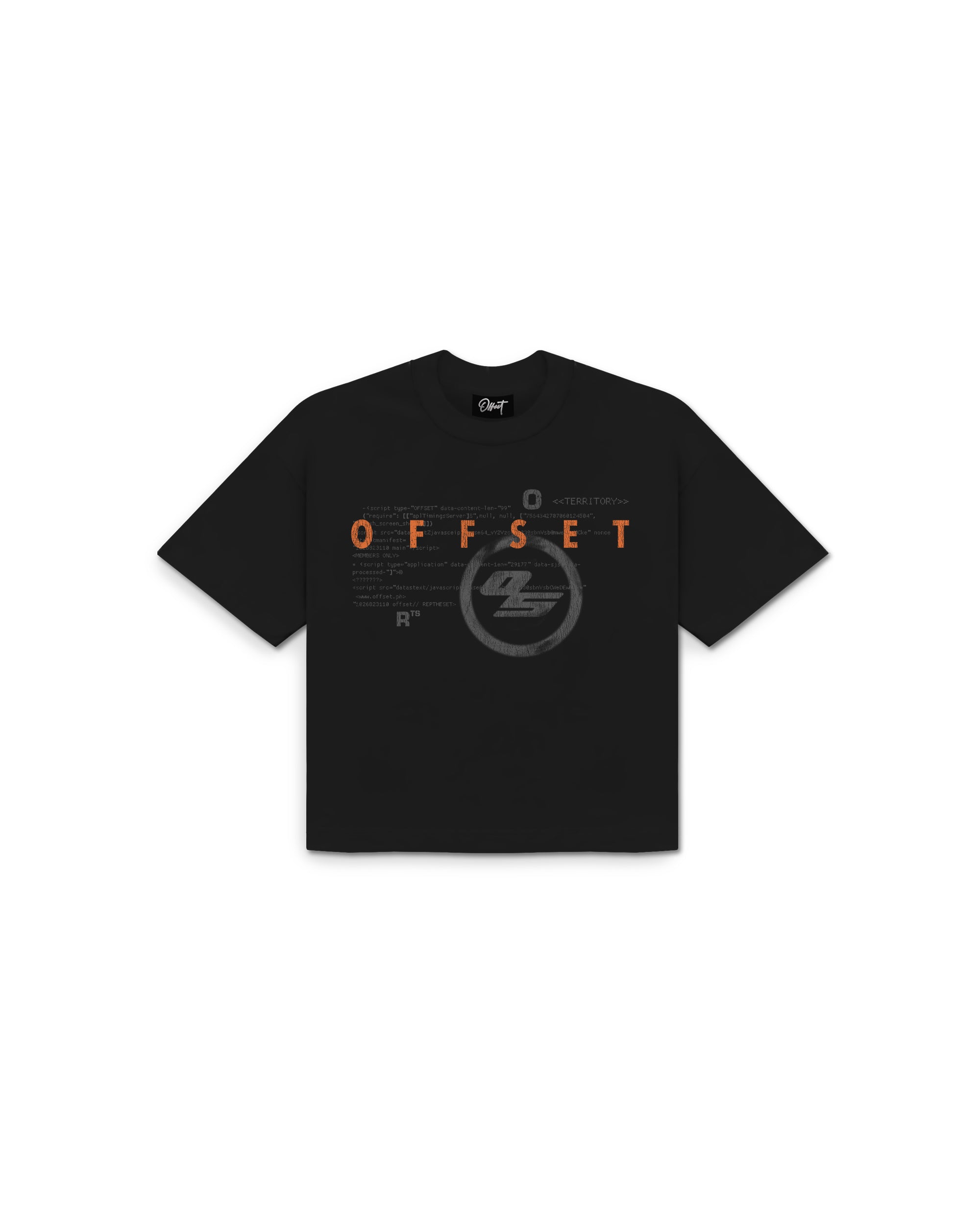 Half Life Cropped Tee (Black)