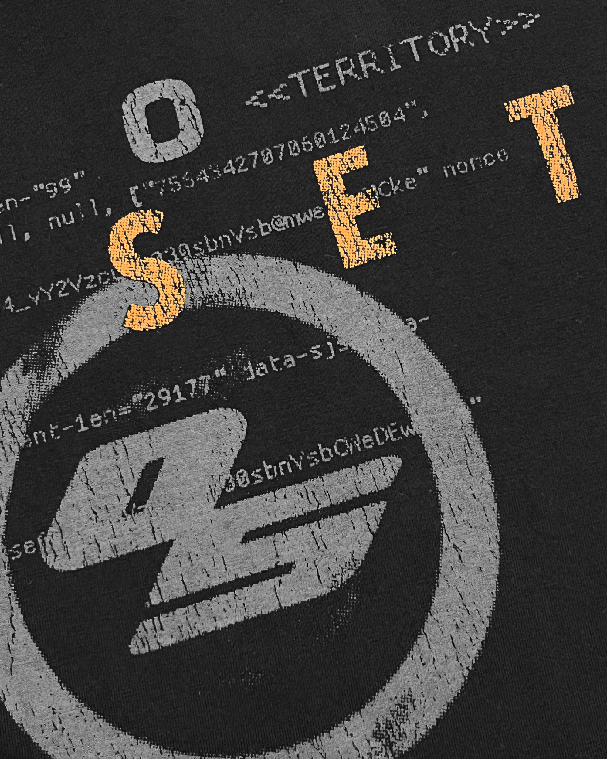 Half Life Cropped Tee (Black)