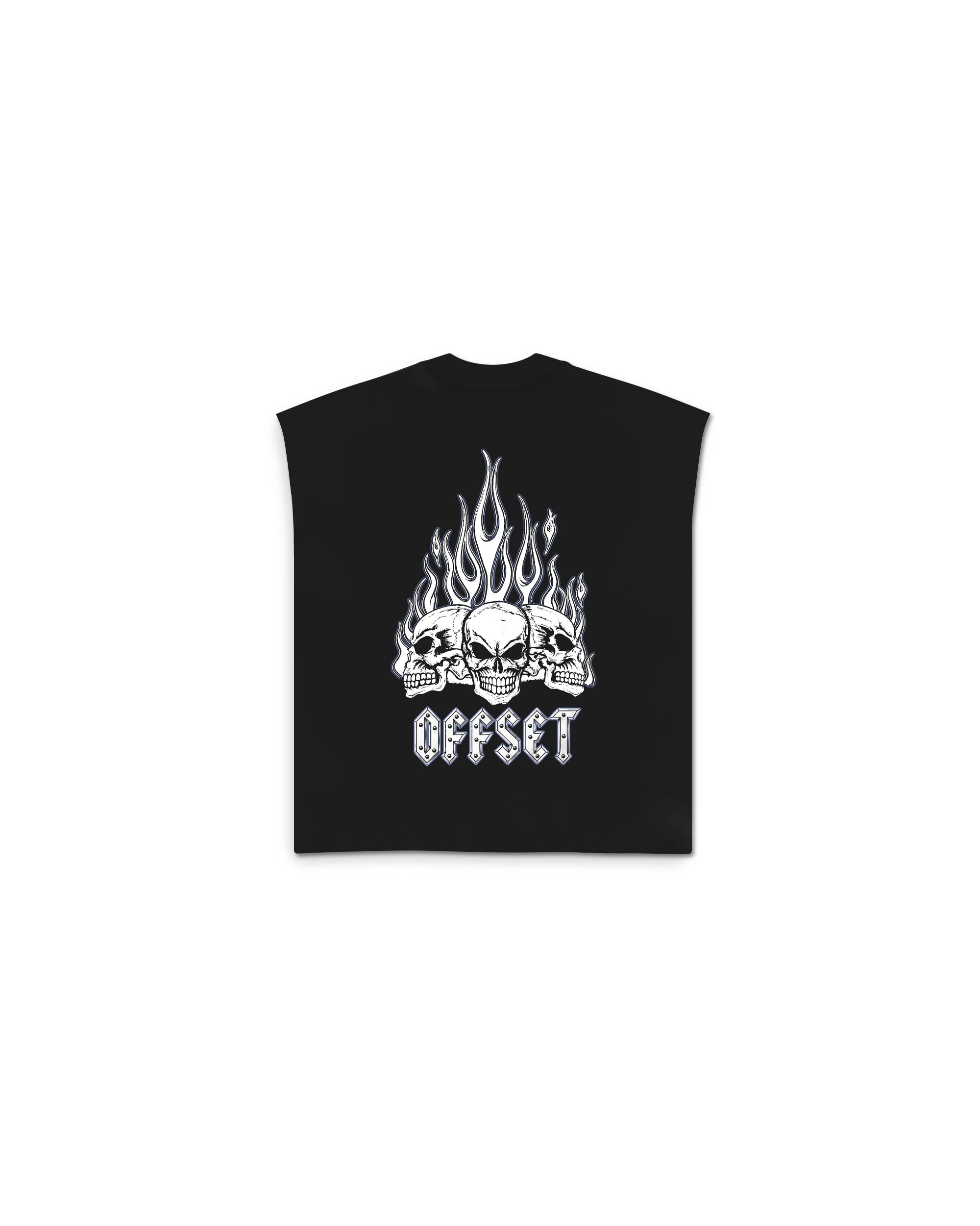Hell Yeah Cut Sleeve Top (Black)