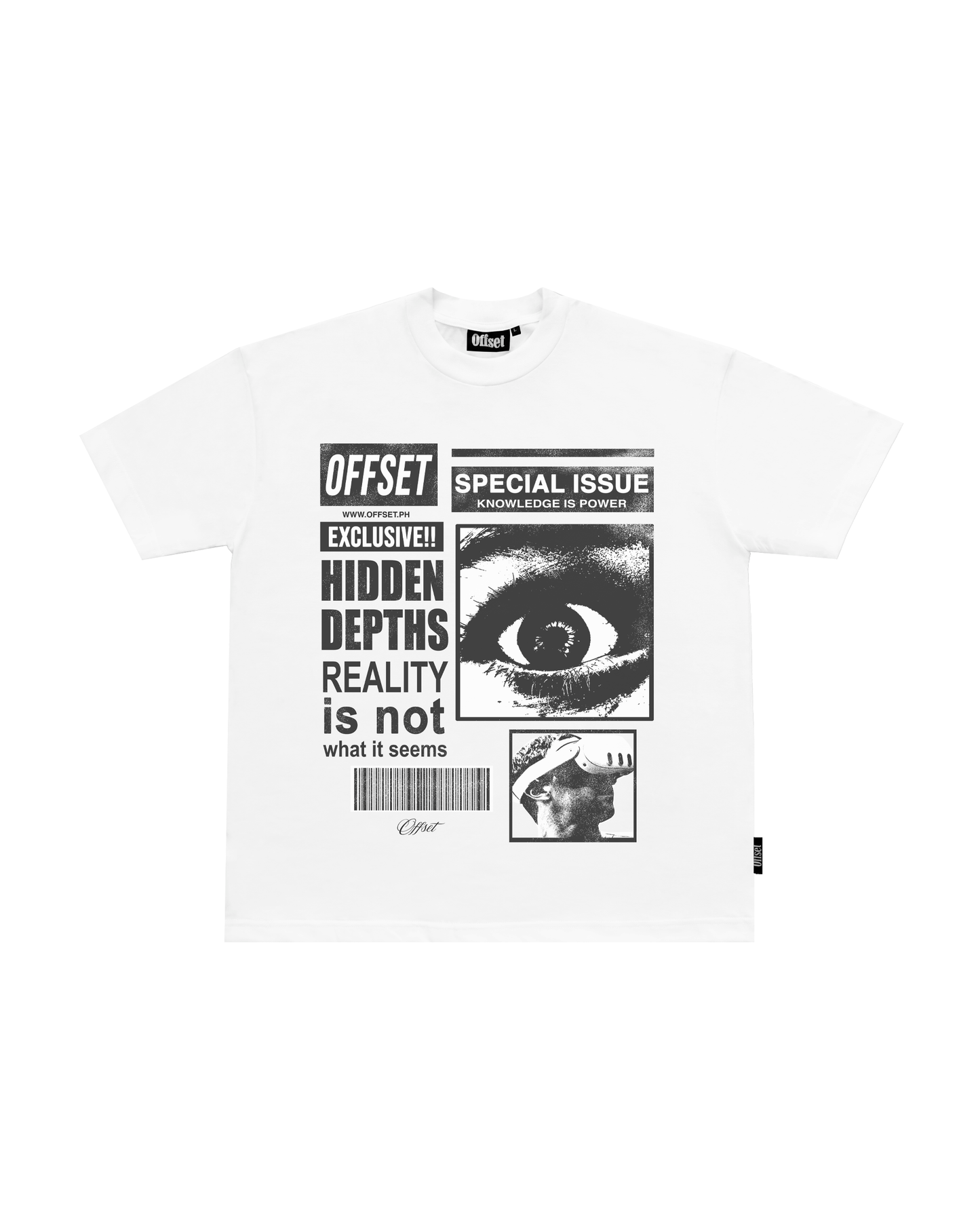 Hidden Depths Tee S/S (White)