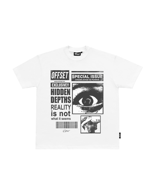 Hidden Depths Tee S/S (White)