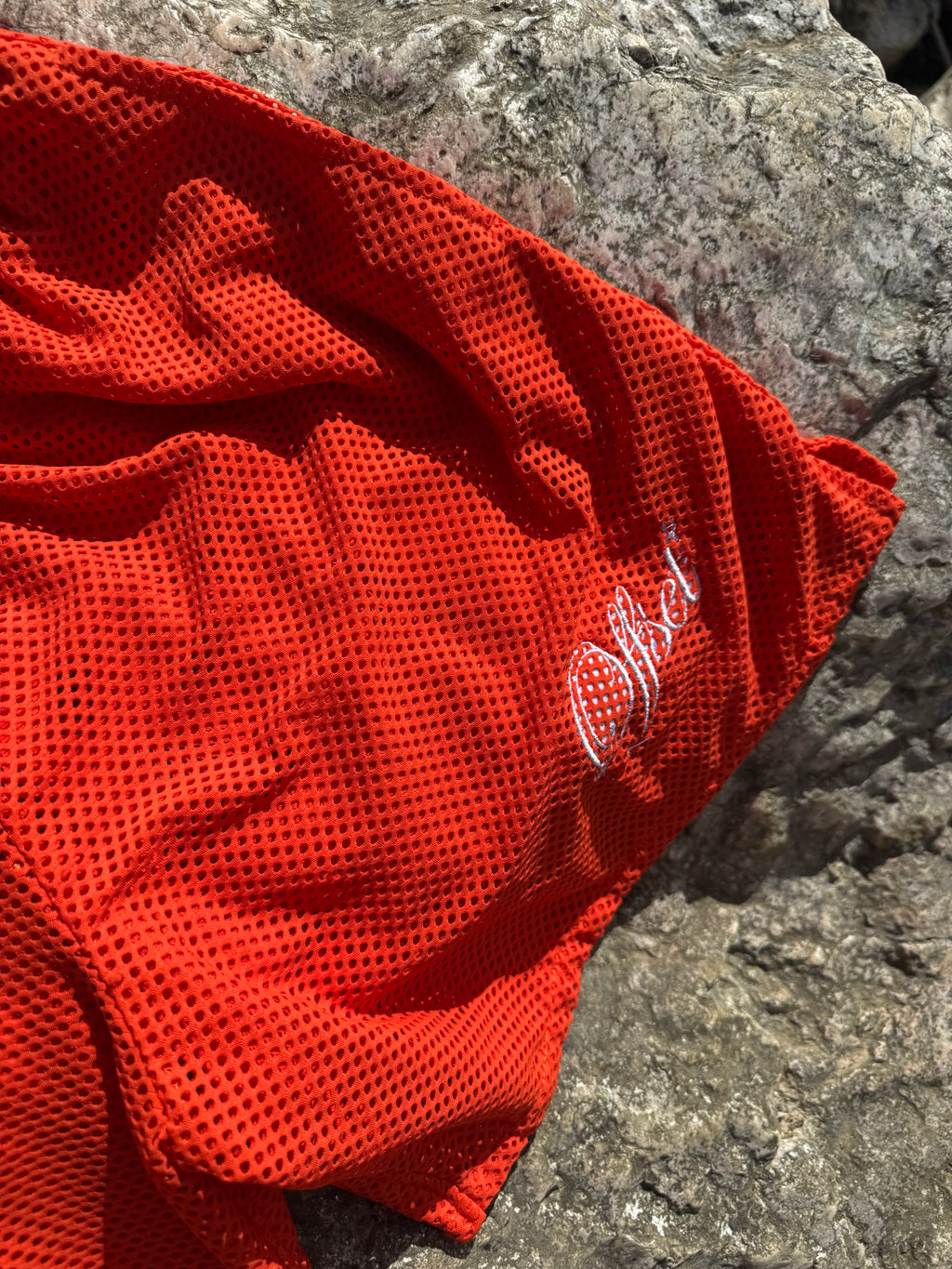 Premium Mesh Shorts (Orange)