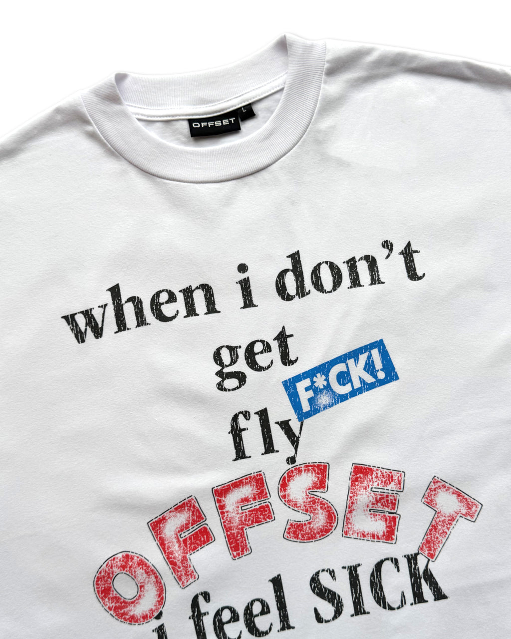 I Feel Sick Cropped Tee (White)