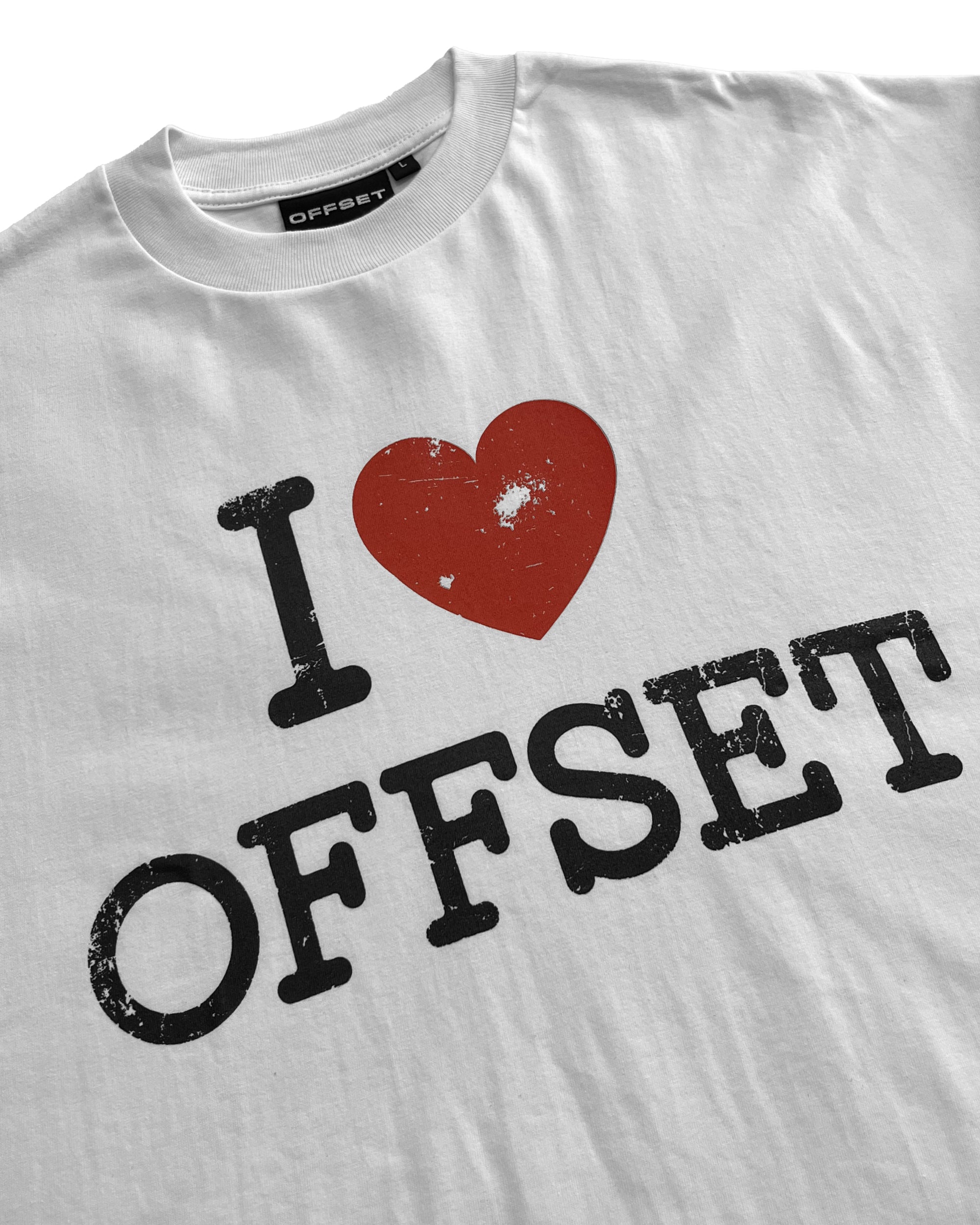 I Love Offset Tee (White)