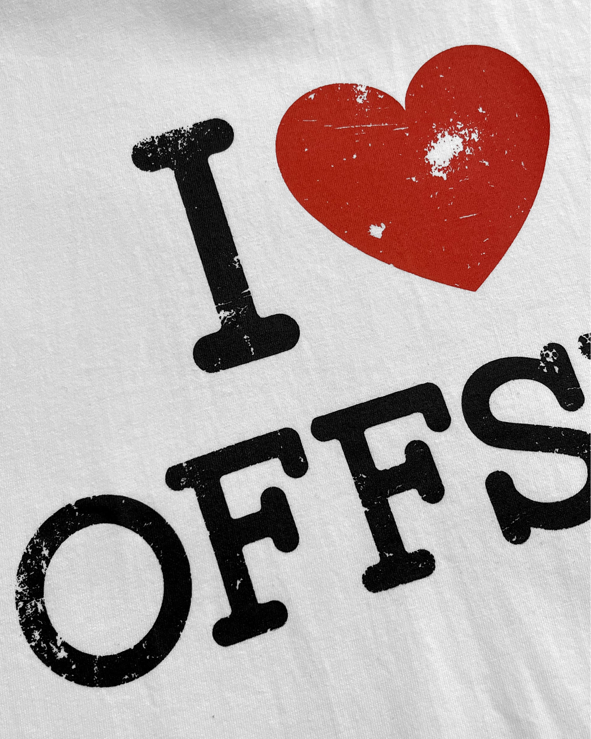 I Love Offset Tee (White)