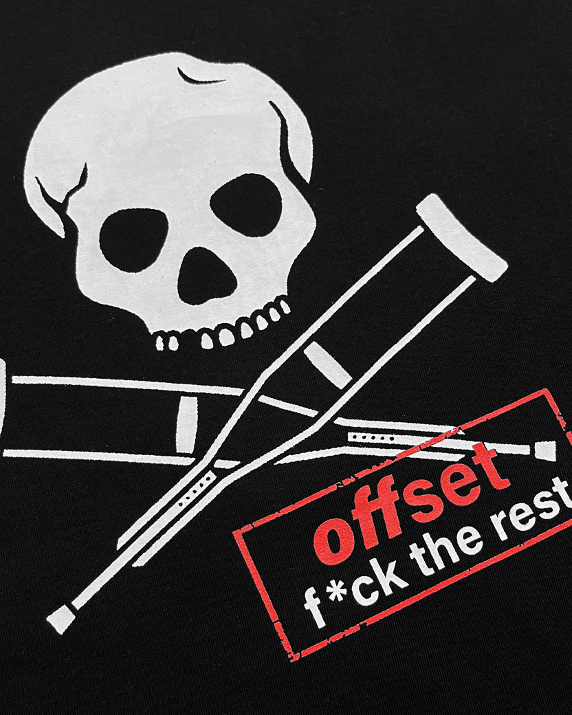 Jackass Cropped Tee (Black)