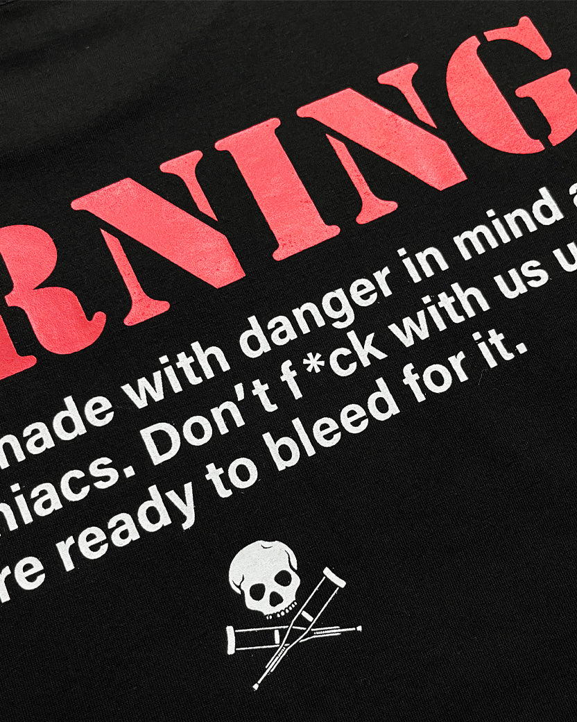 Jackass Cropped Tee (Black)