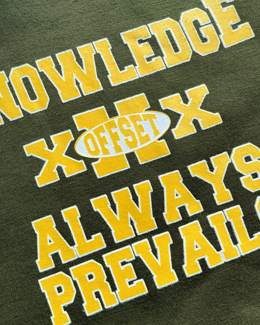 Knowledge Cropped Hoodie (Green)