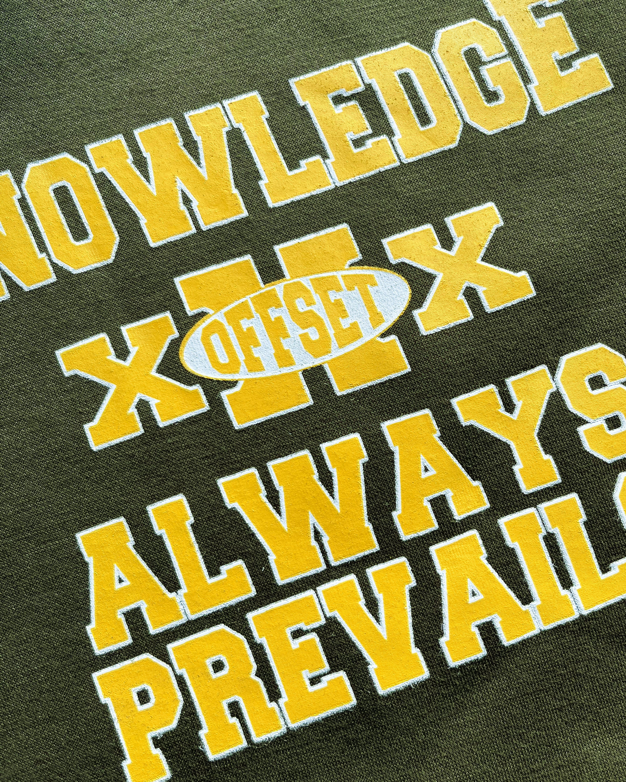 Knowledge Cropped Hoodie (Green)