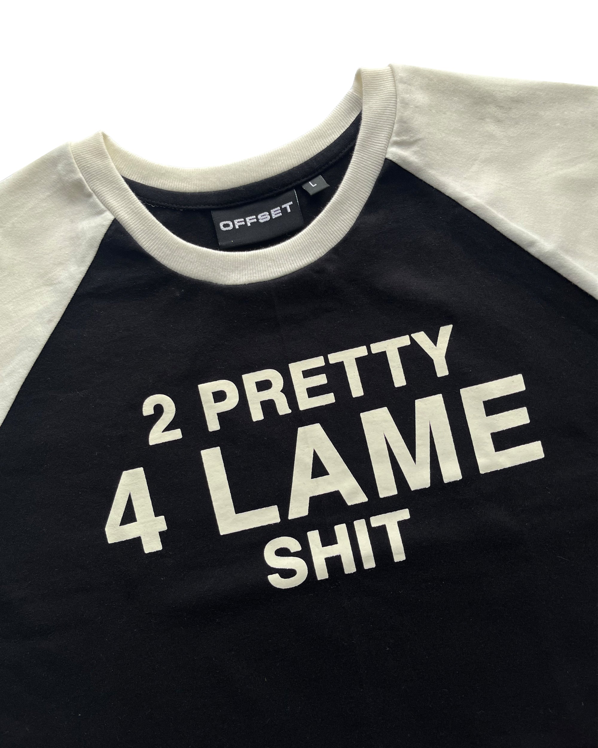 Lame Shit Baby Tee (Black)