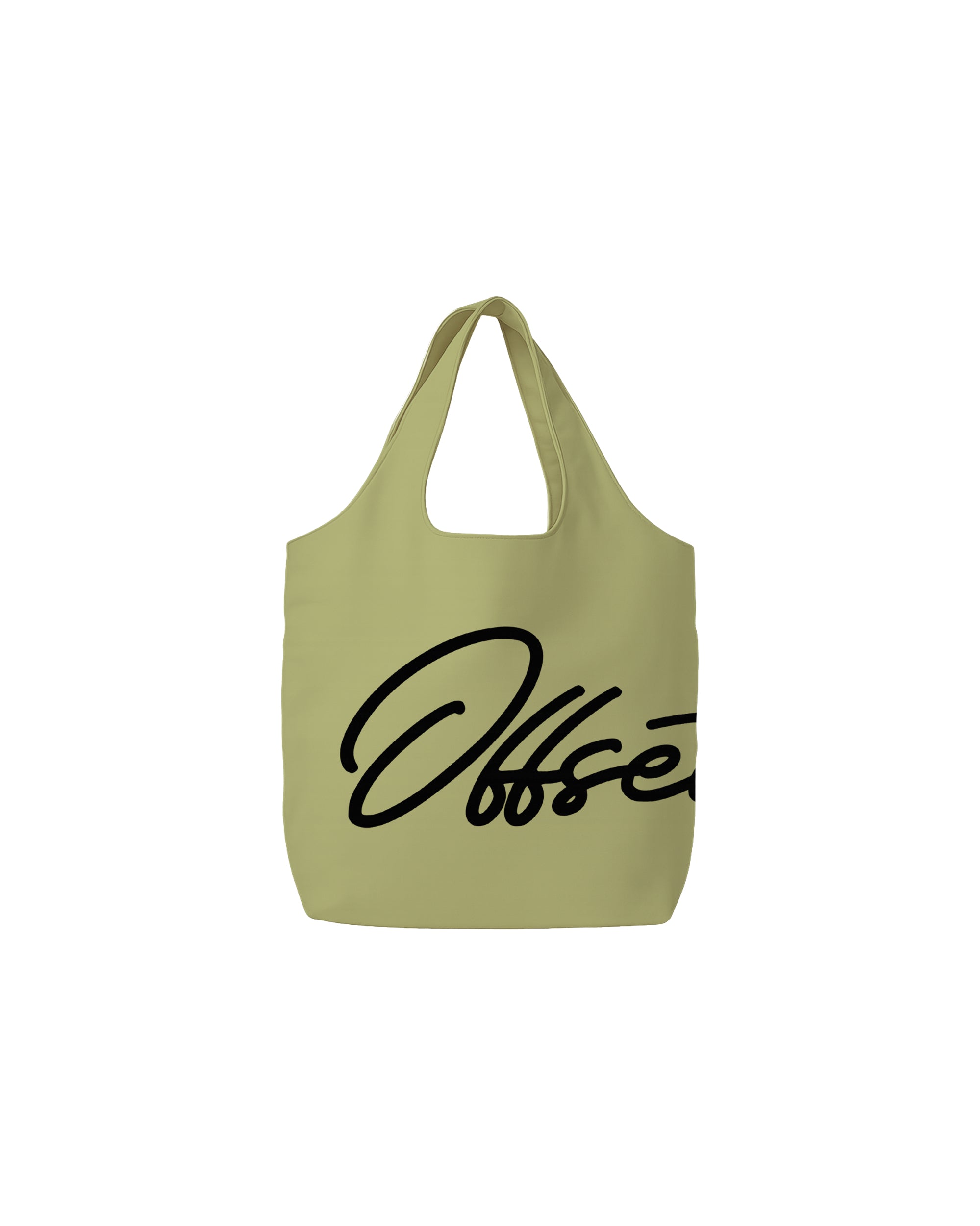 Legacy Leather Tote bag (Matcha Beige)