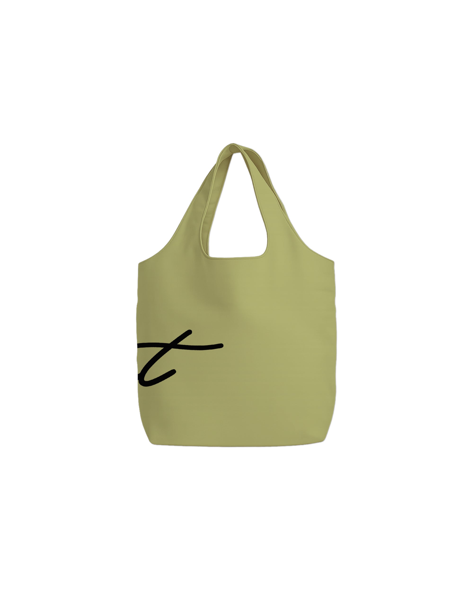 Legacy Leather Tote bag (Matcha Beige)