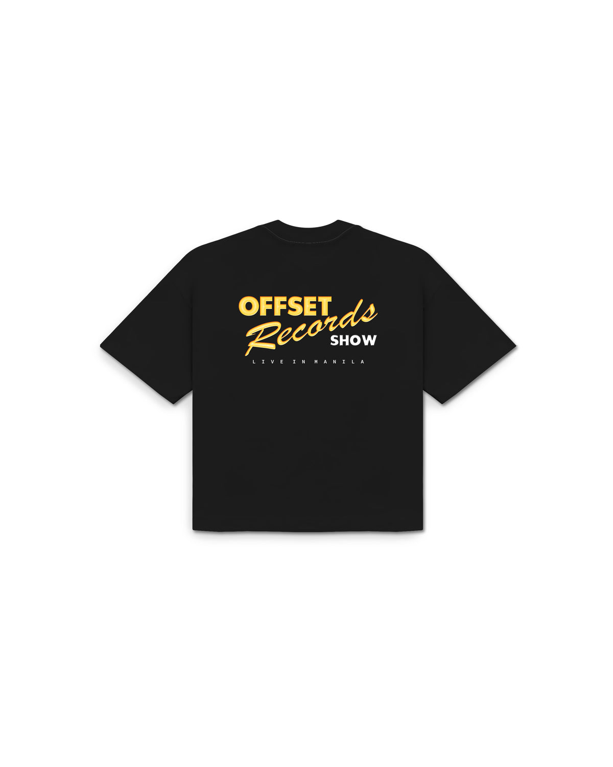 Live Show Cropped Tee (Black)