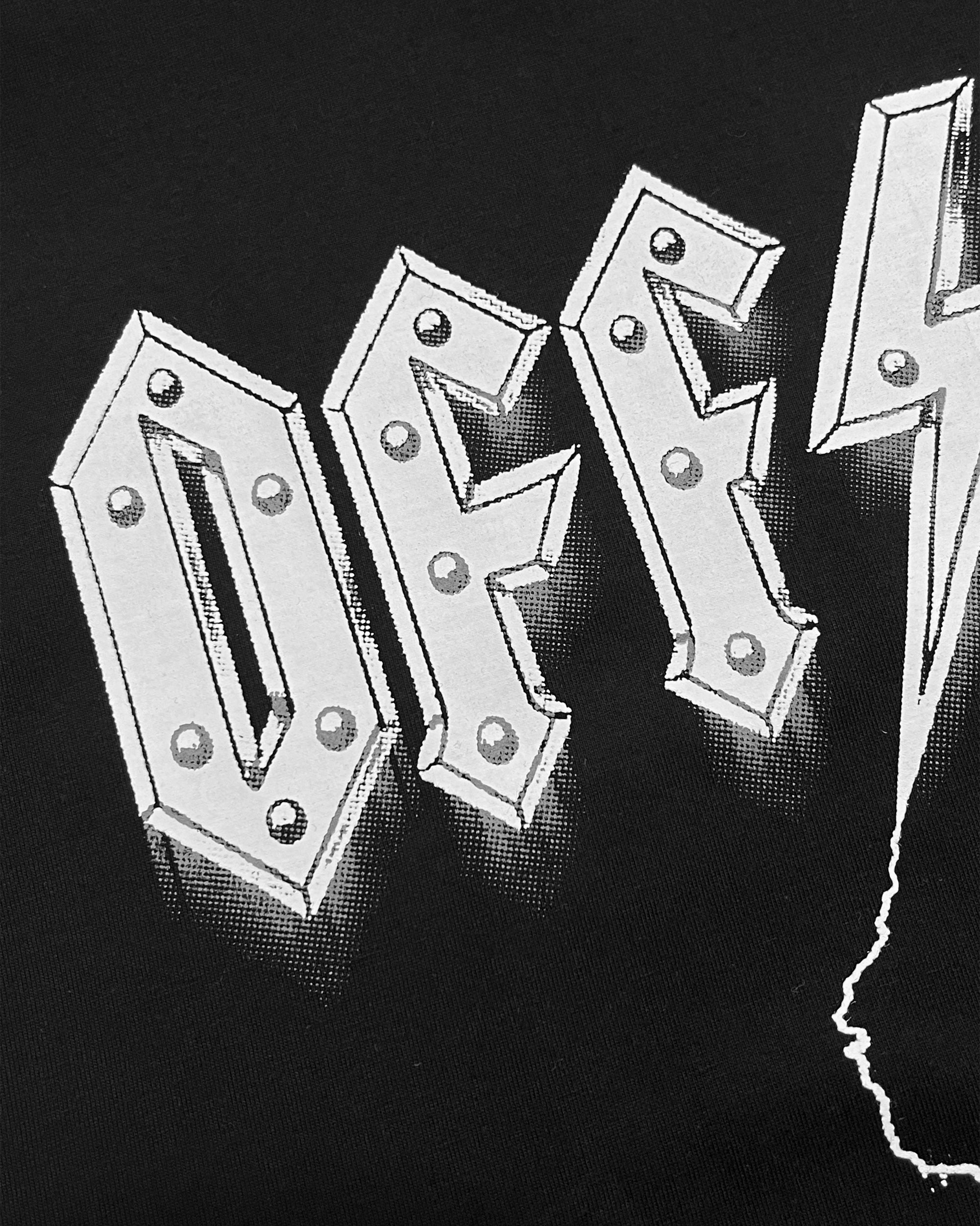 Loveless Cut Sleeve Top (Black)