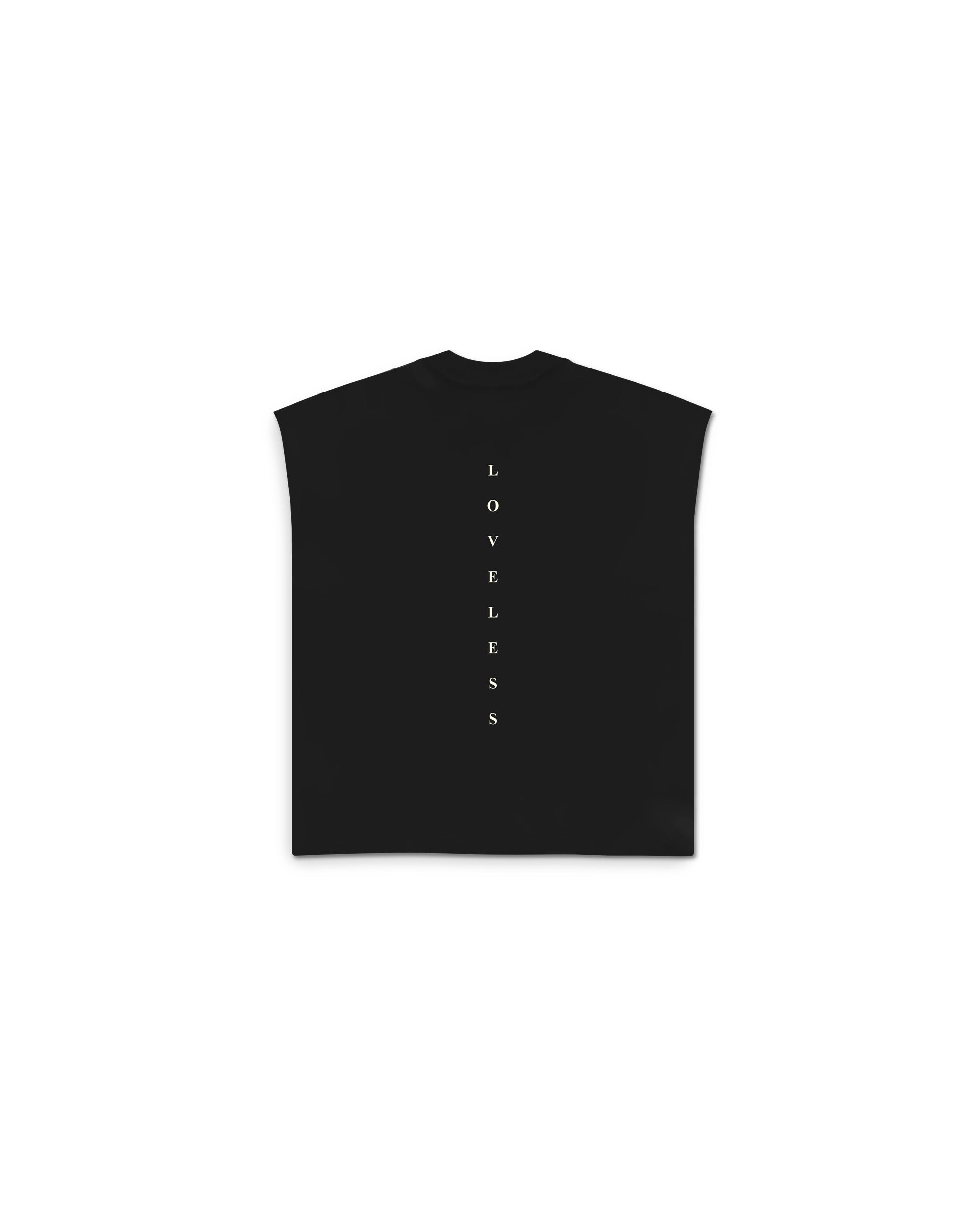 Loveless Cut Sleeve Top (Black)