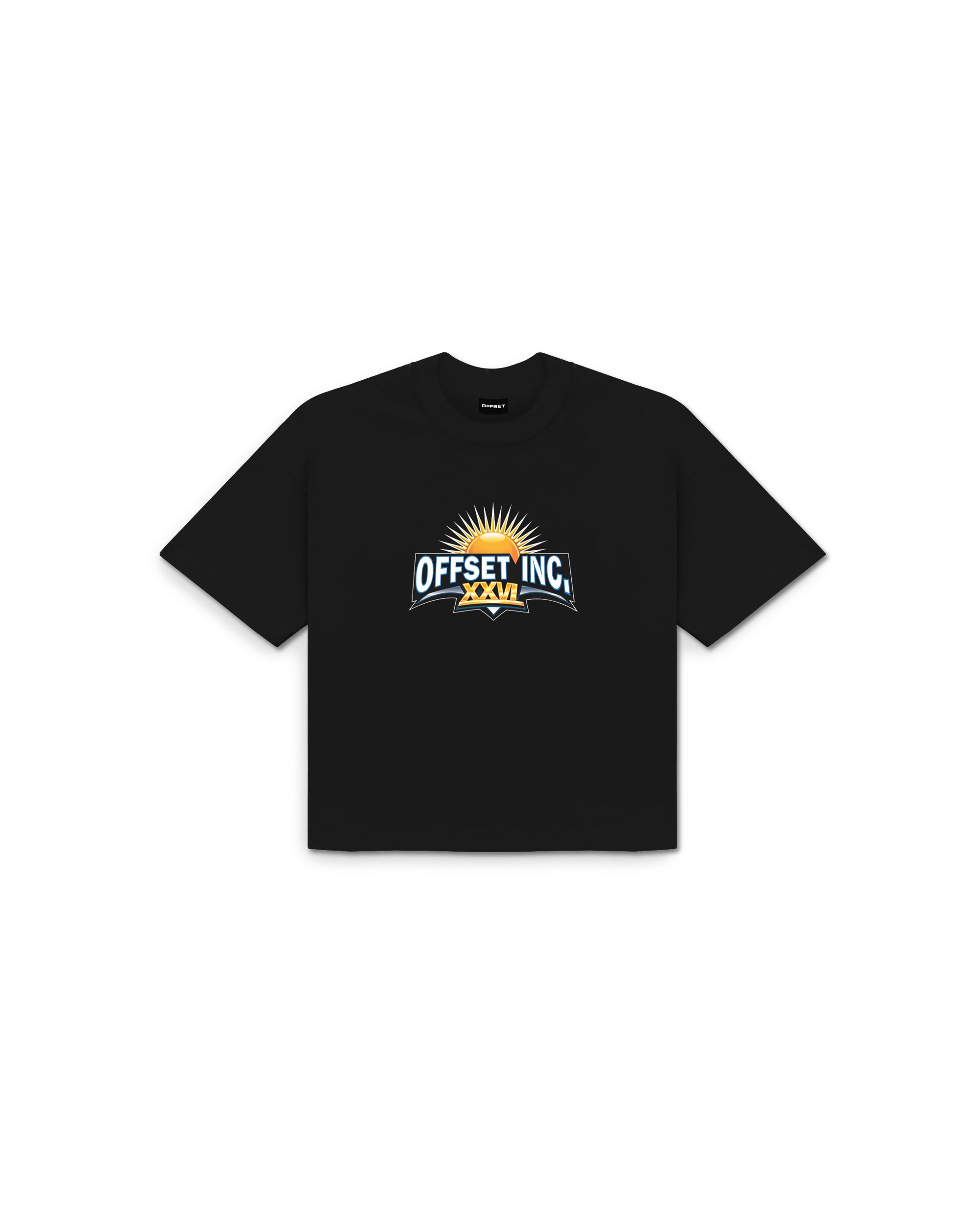 Mania Cropped Tee (Black)