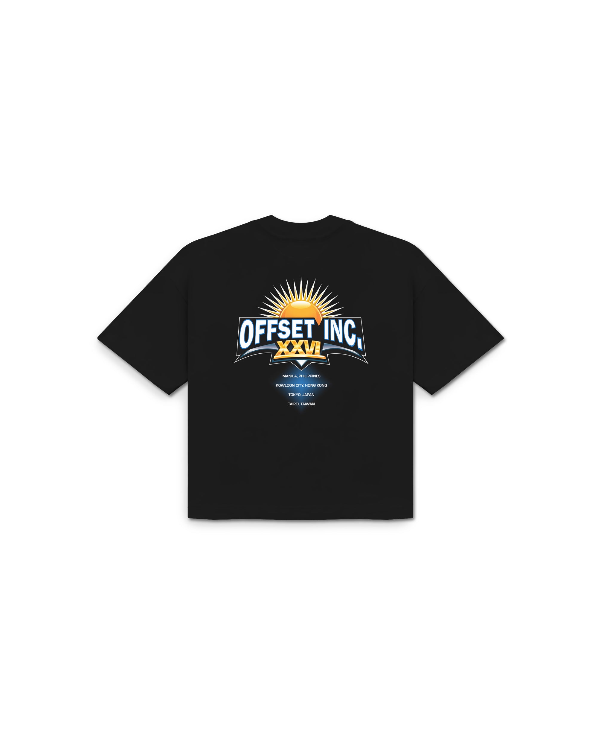 Mania Cropped Tee (Black)